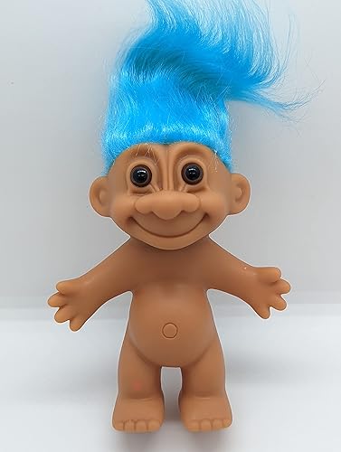 Muñeca Troll Aqua Blue Vintage