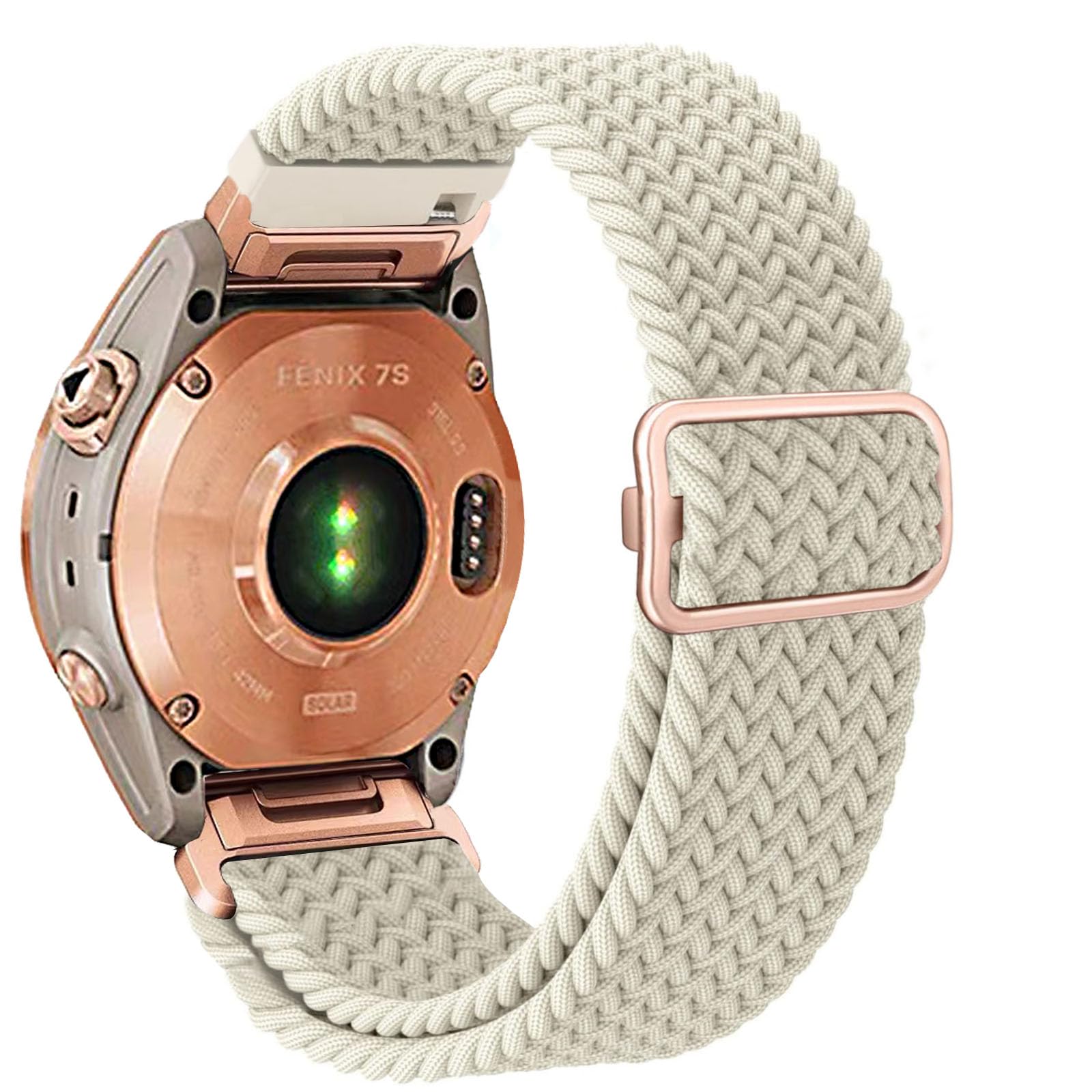 TUCOMO Nylon Braided Watch Band Compatible with Garmin Fenix 7S / Fenix 6S / Fenix 5S / Descent Mk2S