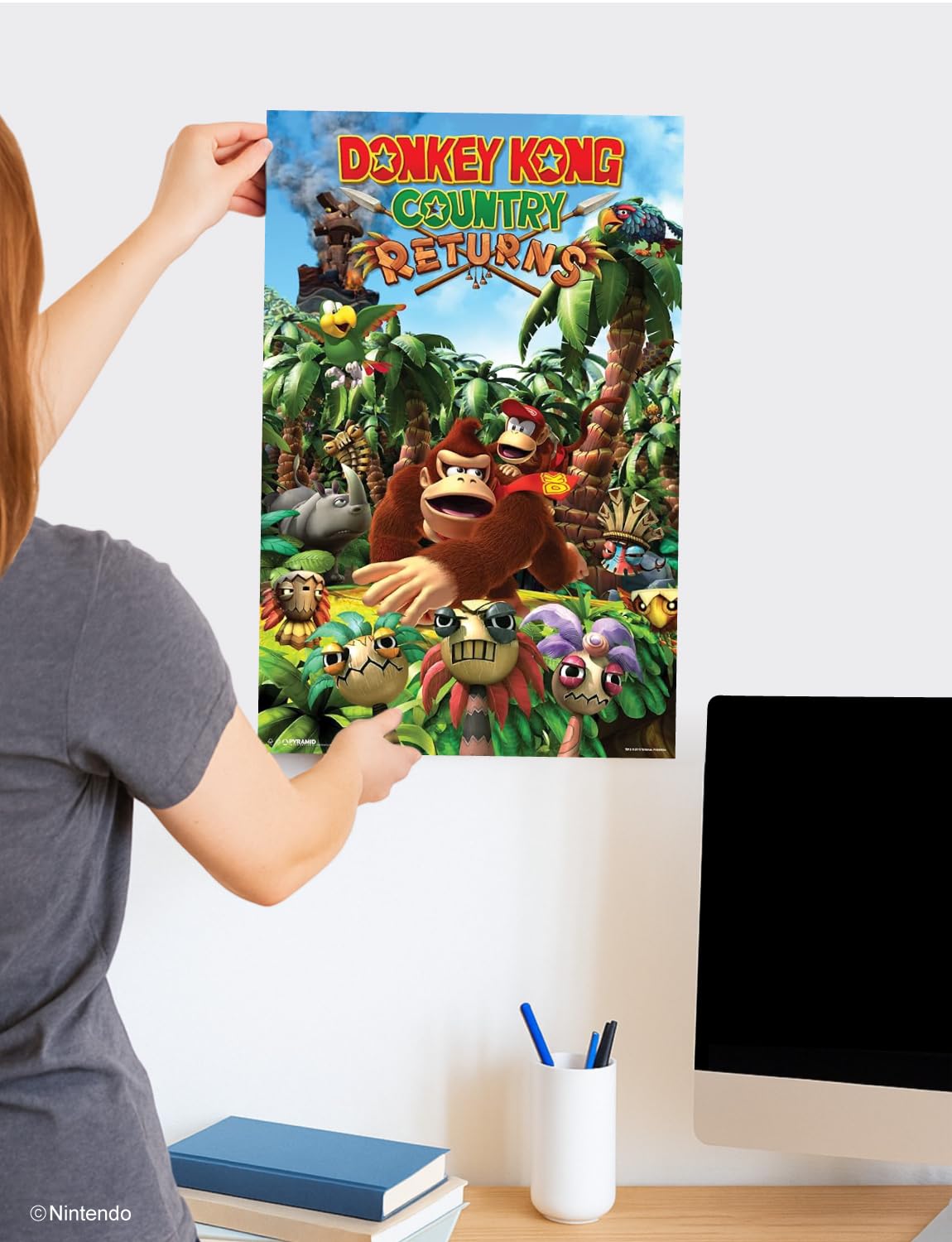 Amazon.co.jp: ピラミッドアメリカ - ドンキーコング ポスター