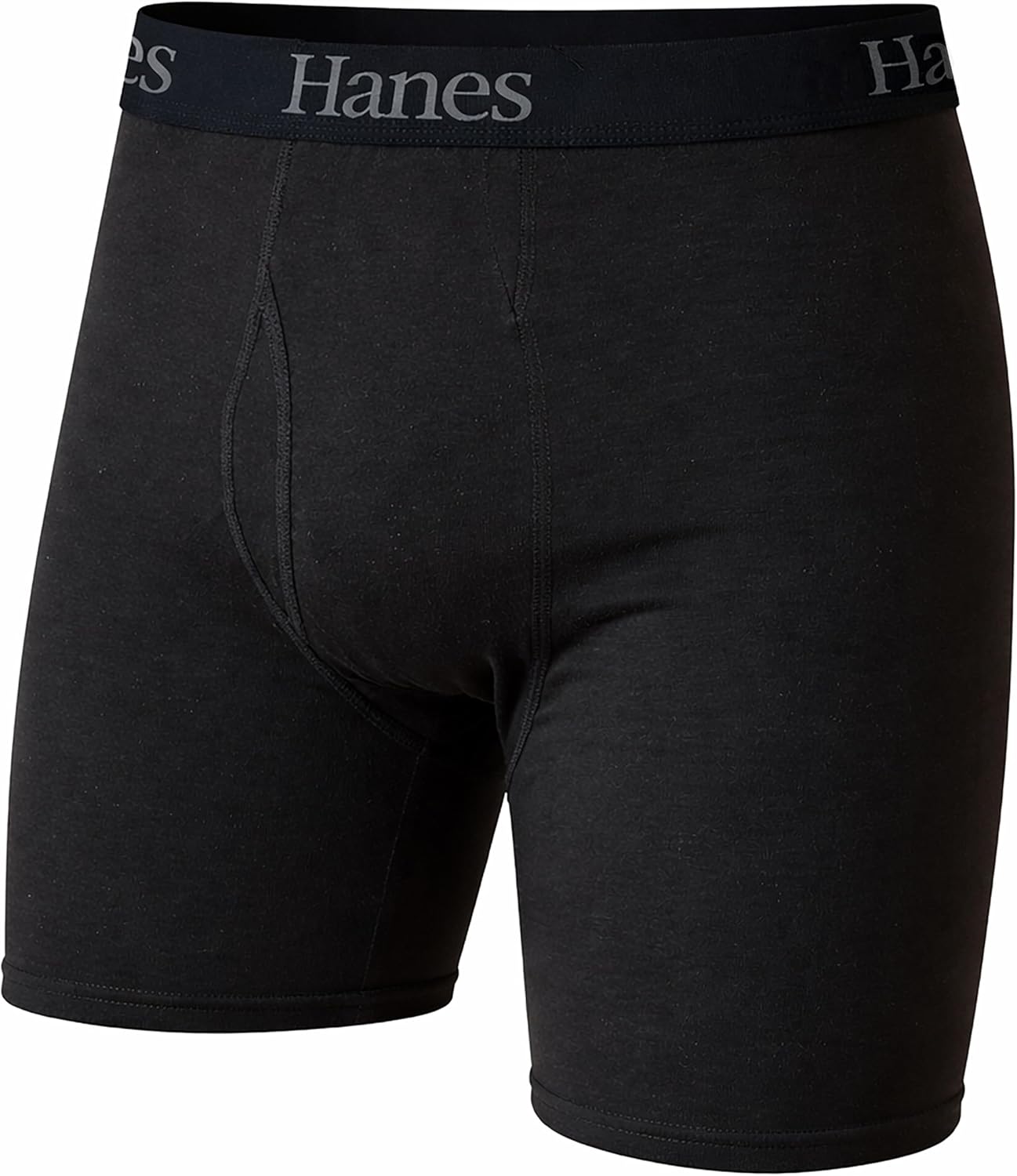 Hanes mens Underwear Boxer Briefs Pack, Cool & Breathable Cotton Moisture-wicking Underwear for Men, No Ride Up