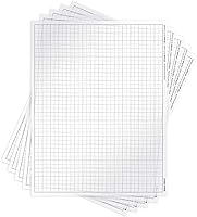 Vista 8 de Koala Tools Hojas de Transparencia de Cuadrícula Geométrica (Paquete Variado de 4) – 11" x 17" Transparencias para Retroproyector y Caja de Luz