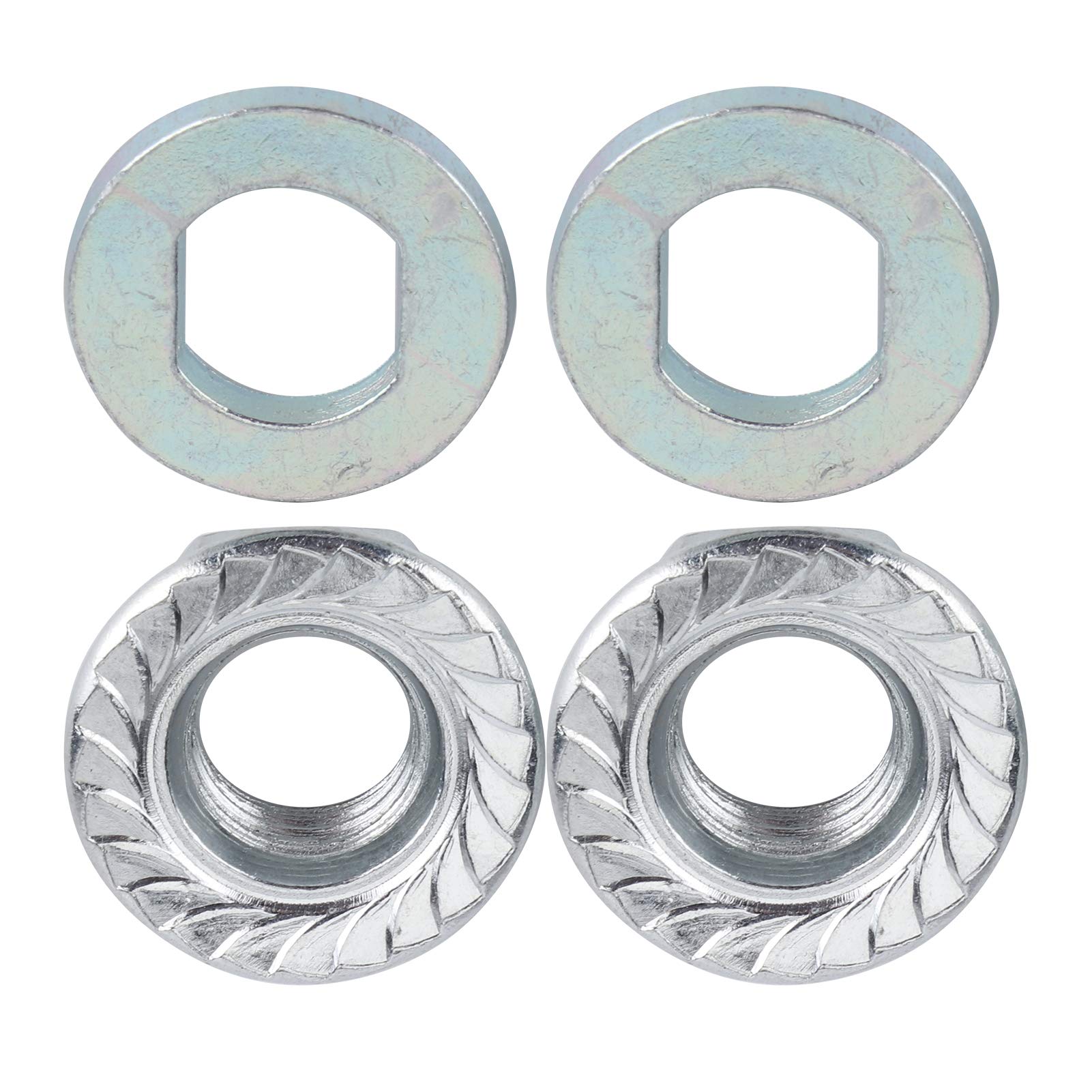 Scooter Nuts, Steel Alloy Electric Scooter Front Motor Wheel Universal Nuts Replacement for M365 PRO
