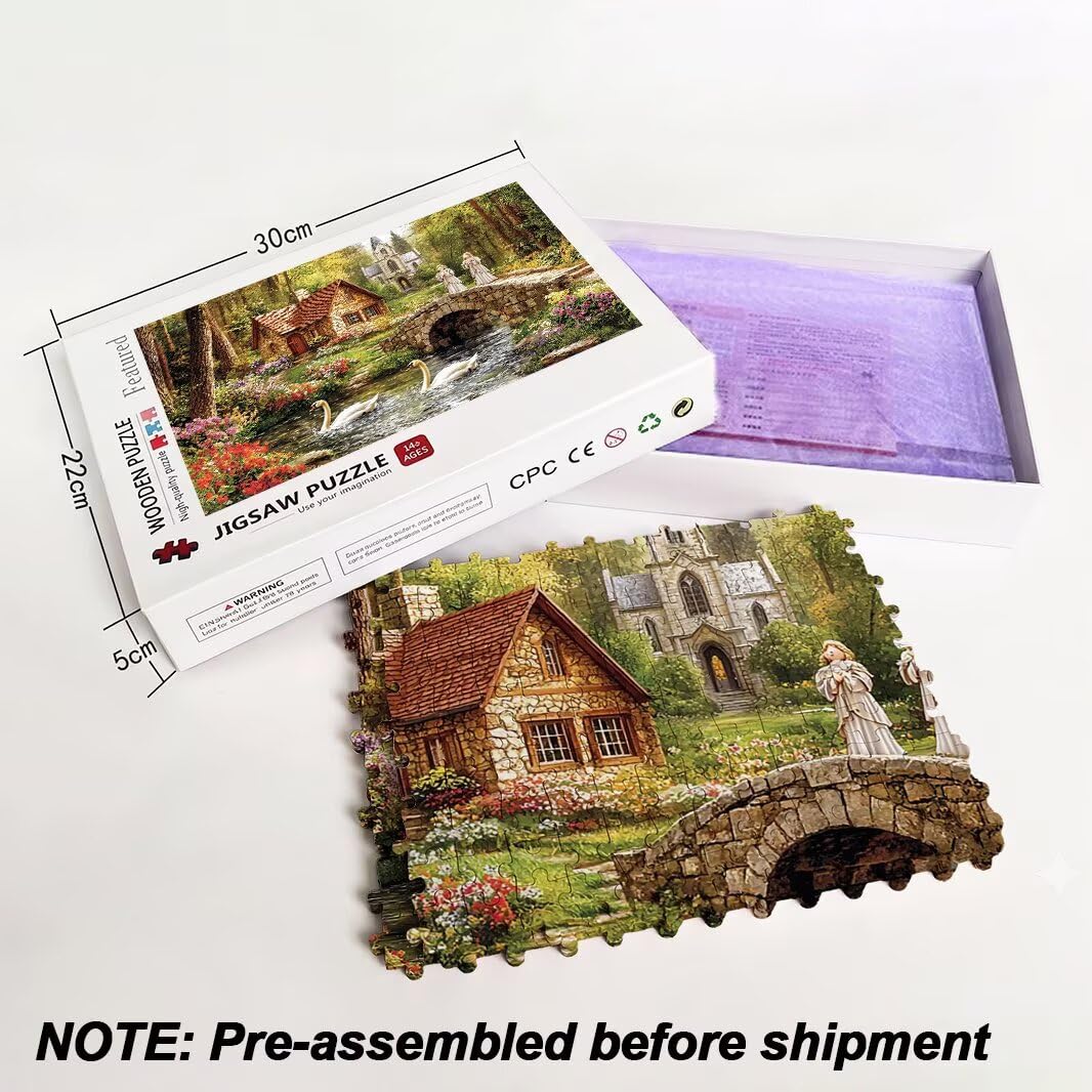Puzzle 1500 Pezzi, Puzzle Foresta per Adulti, 87x57cm, Compact Box -4462