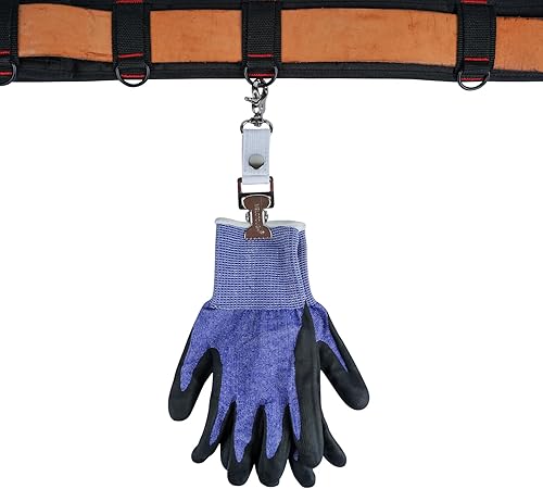 Miniatura 8 de MELOTOUGH Clip para guantes de golf, clips para cinturón con pinzas de cocodrilo para guantes de trabajo, guantes de construcción, accesorios de golf