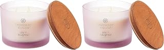 Chesapeake Bay Candle Scented Candle, Joy + Laughter (Cranberry Dahlia), Coffee Table, Home Décor (Pack of 2)