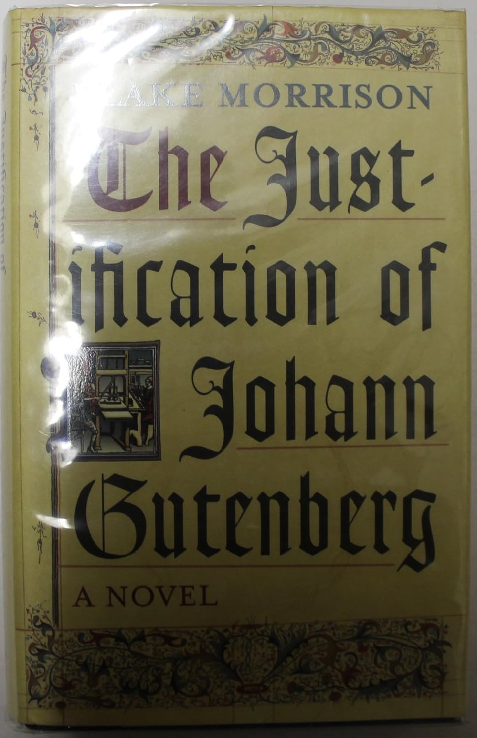 Justification/Johann Gutenberg: Morrison, Blake: 9780385259842: Amazon ...