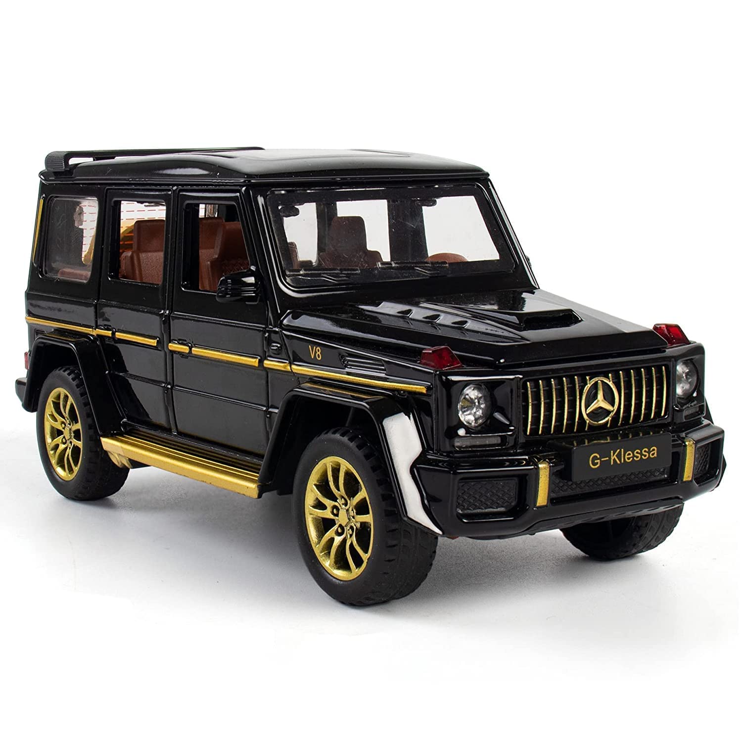 VARIYA ENTERPRISE Metal Pull Back Diecast Car 1:32 Mercedes Amg G63 Pull Back Car Model With Sound Light Boys Gifts Toys For Kids?Pack Of 1?, Multicolor