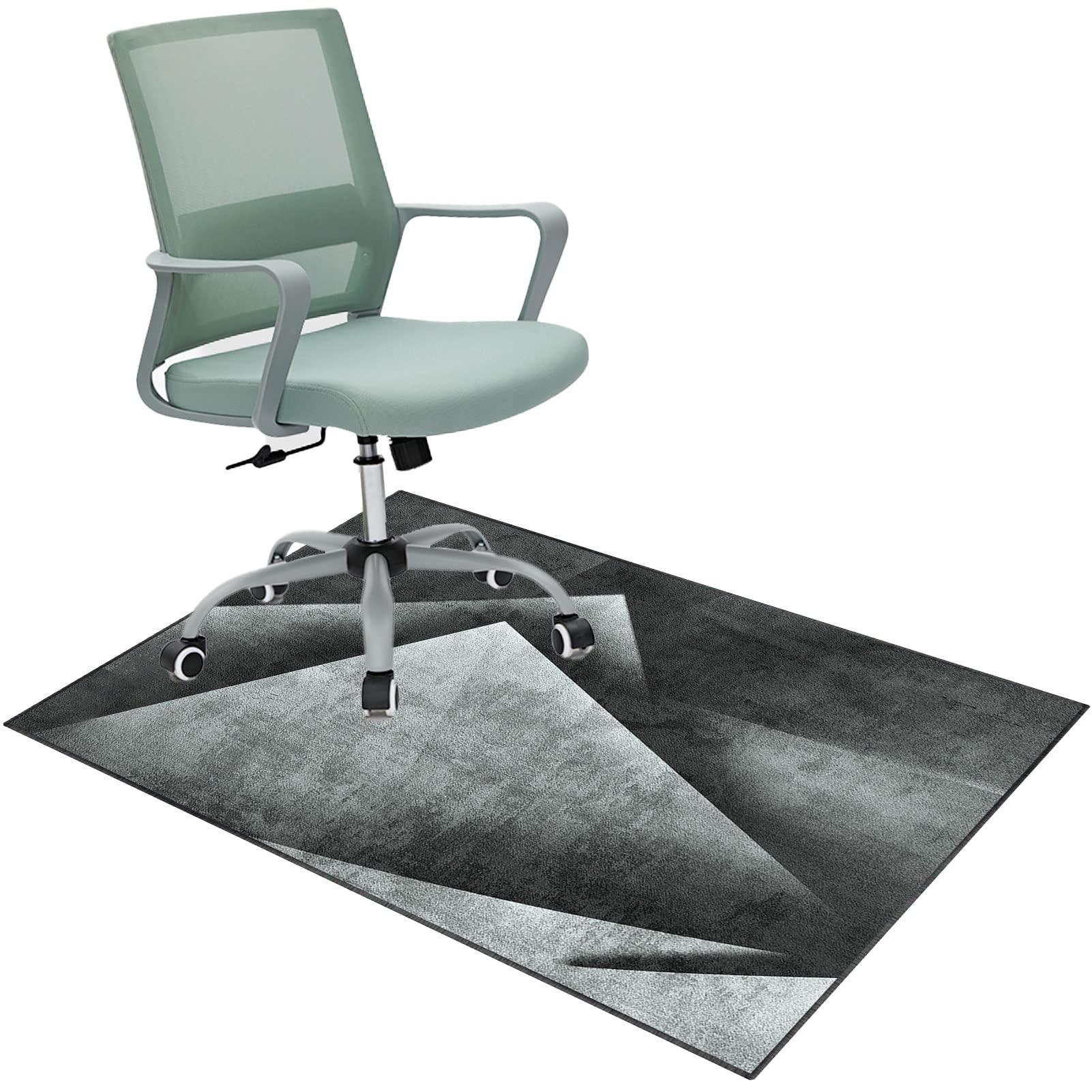 EYZO 120 × 160 cm Chair Mat For Carpeted Floor, Office Chair Mat, Gaming Chair Mat, Multi-Purpose Carpet Protector, Desk Chair For Carpeted Hardwood Floor, Protects Floors, Anti-Skidding Stop Noise