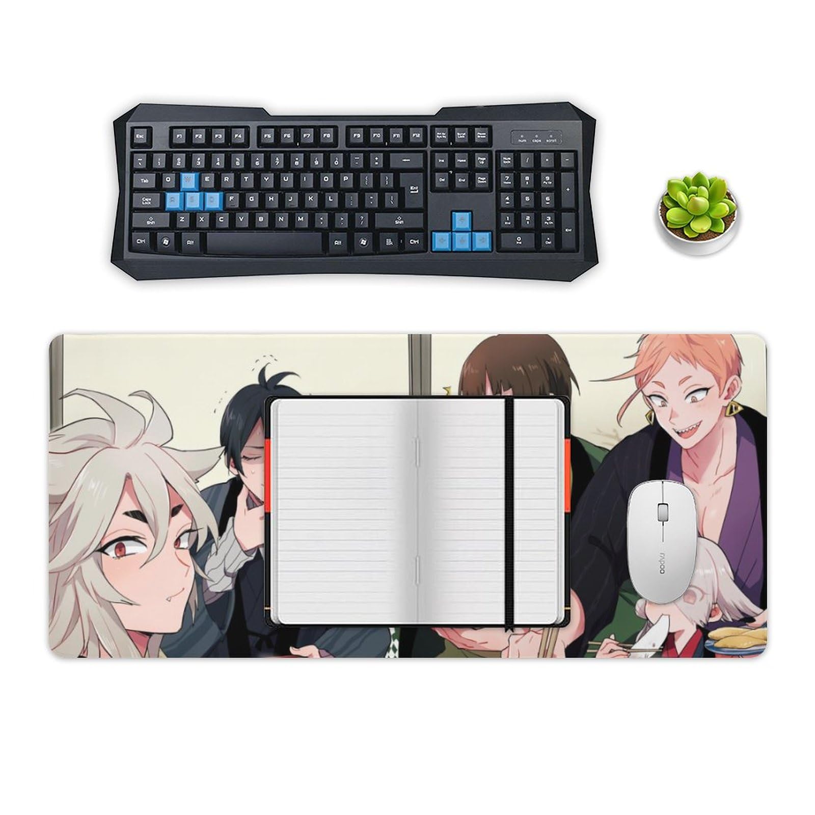 Amazon.co.jp：デスクマット パソコンマット 刀剣乱舞 三条 三日月宗近