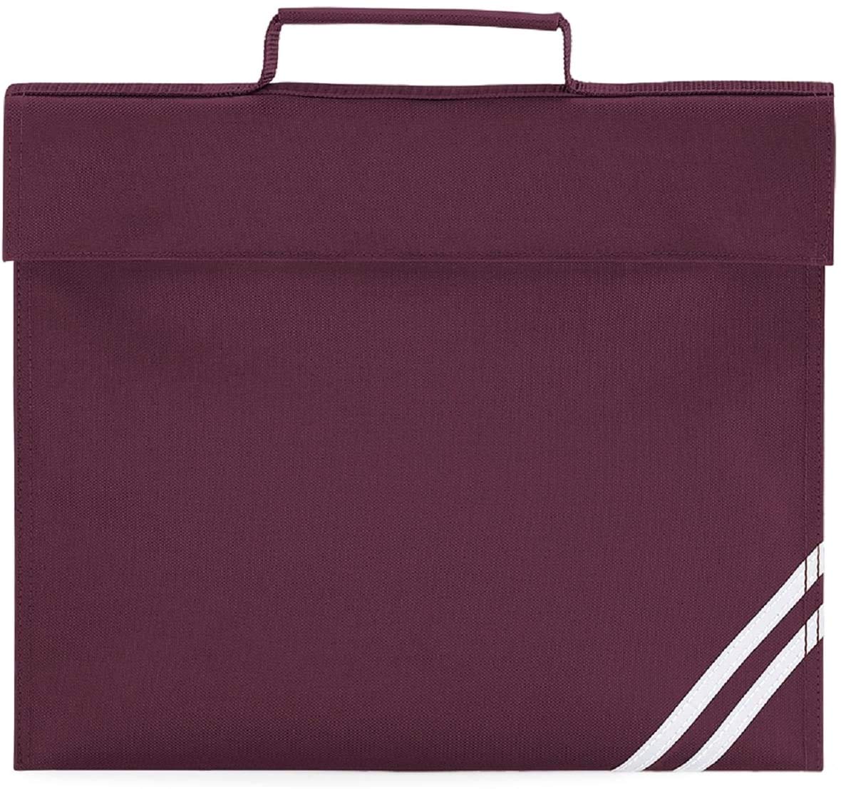 Quadra classic book bag in burgundy