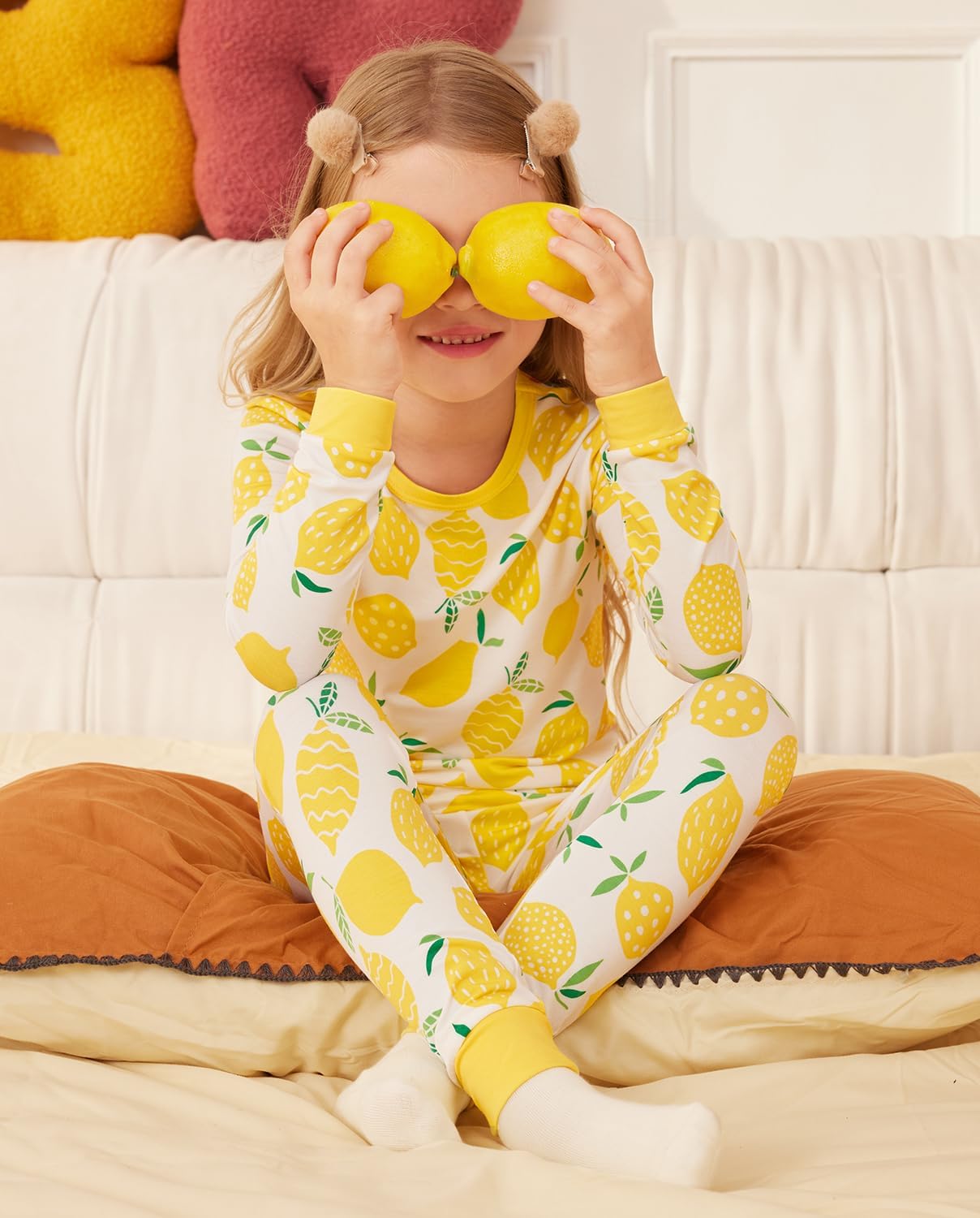 Bamboo Viscose Toddler Girls Kids Pajamas Unicorn Mermaid Pjs Long Sleeve Snug fit 12M-8Y 2pcs Soft Jammies - Image 8