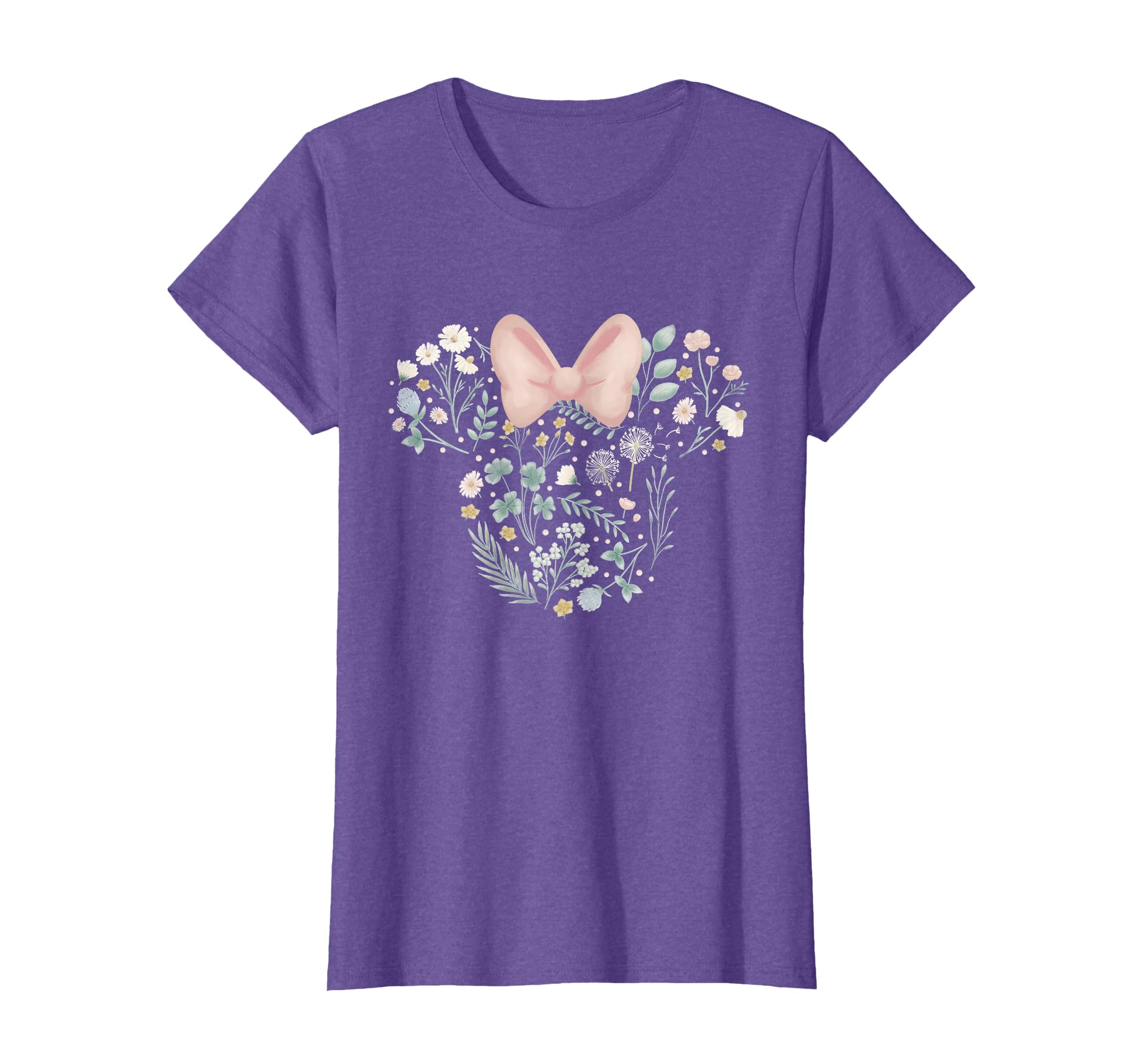 Disney Minnie Mouse Icon Spring Flowers T-Shirt