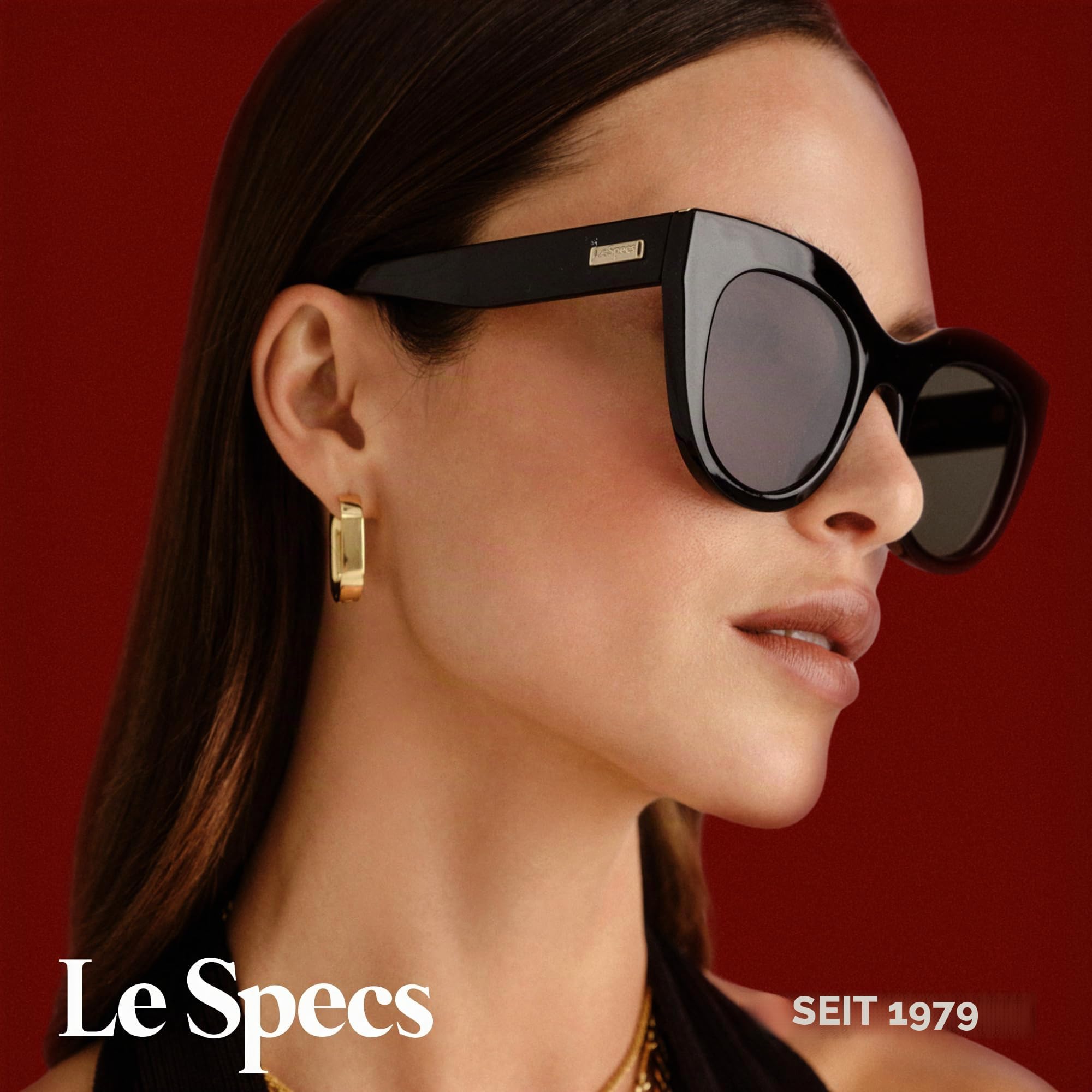 Le Specs. AIR HEART - Sonnenbrille für Damen CAT-EYE Rahmenform mit hohem UV-Schutz