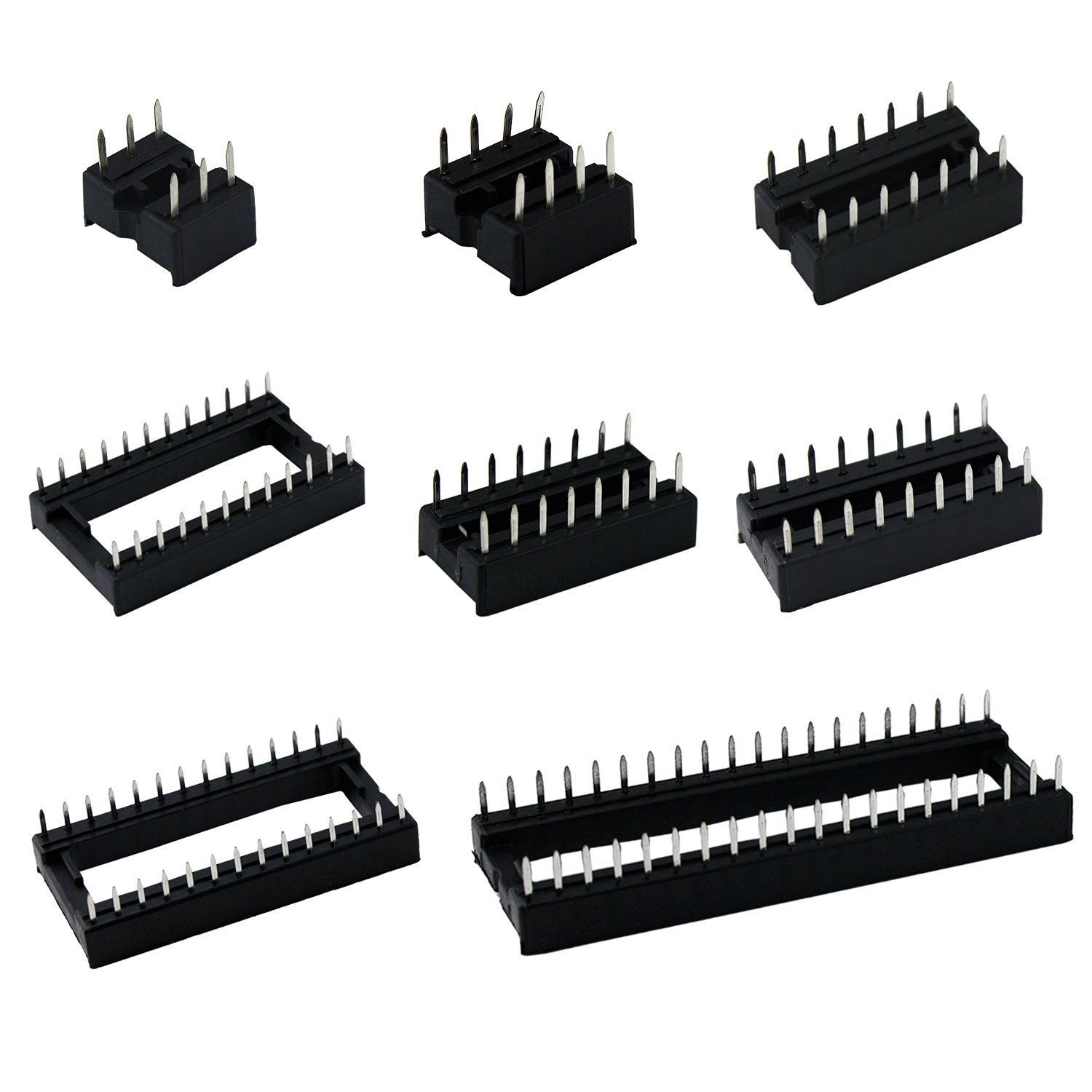 100 Stück DIP Lötzinn Typ Buchse IC Buchse Adapter Integrierte