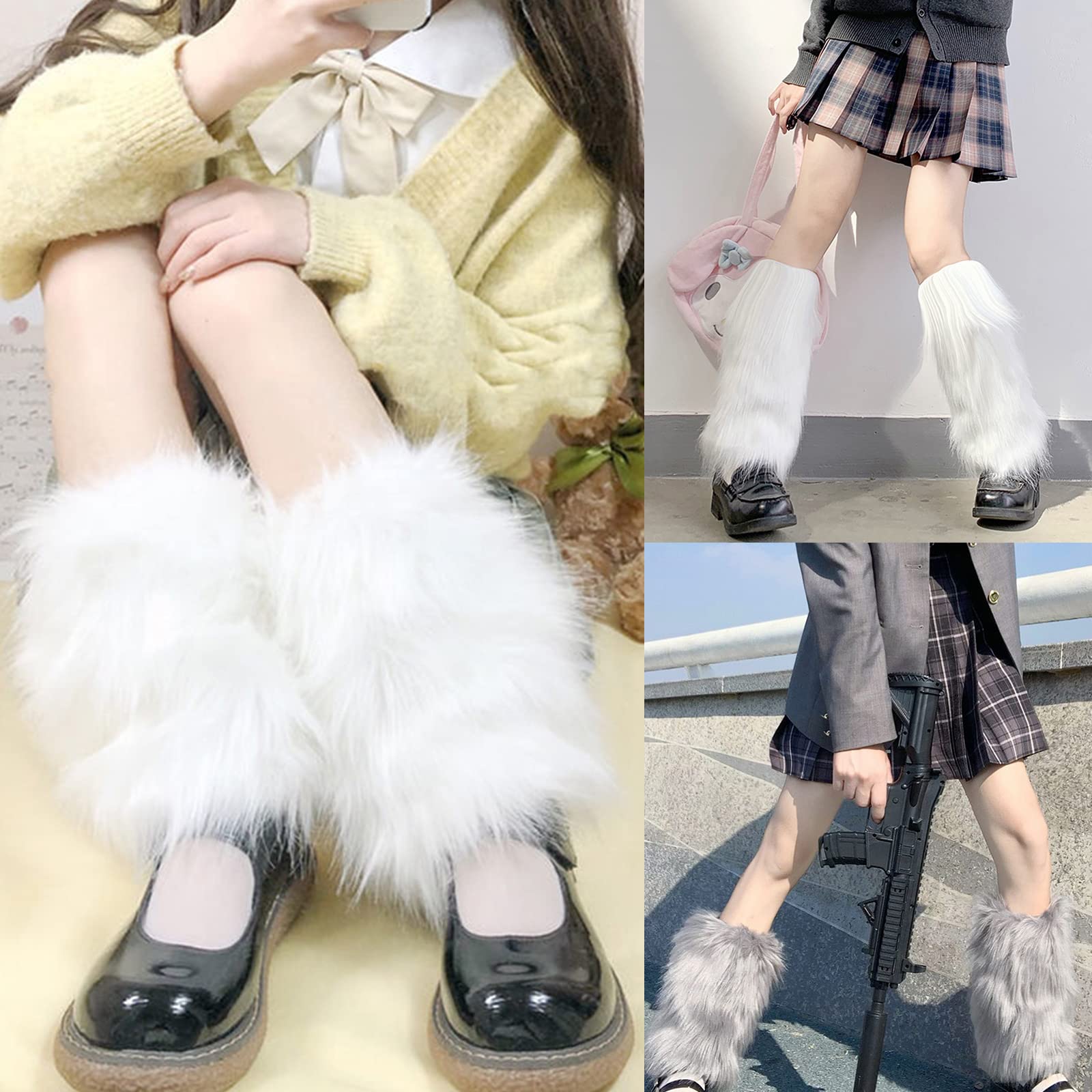 Faux Cuffs Pile Pile Socks Warm Thickened Long Leg Warmer Cuff