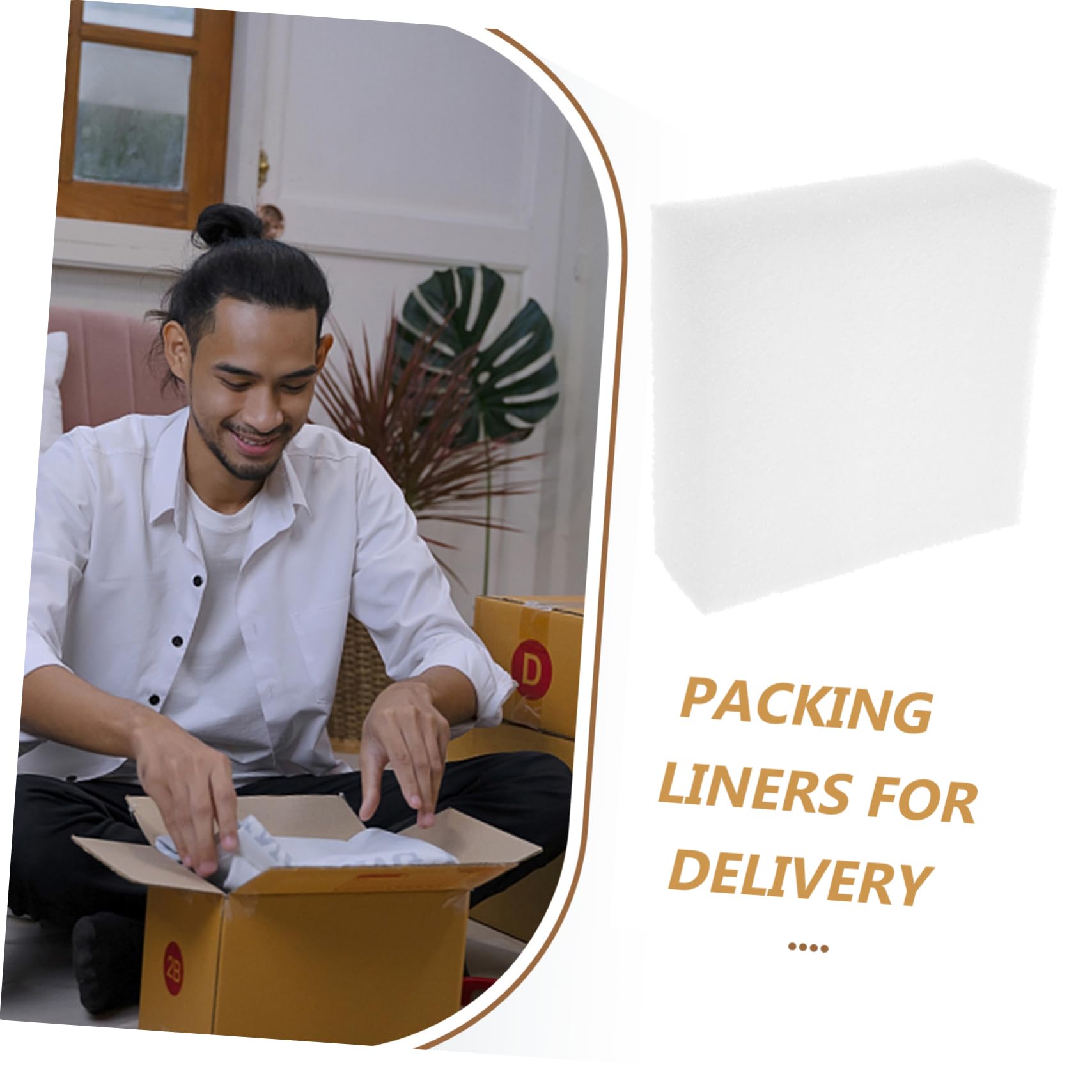 FUNOMOCYA Professional Foam Inserts 4pcs Foam Sheets for Packing Craft Foam Boards