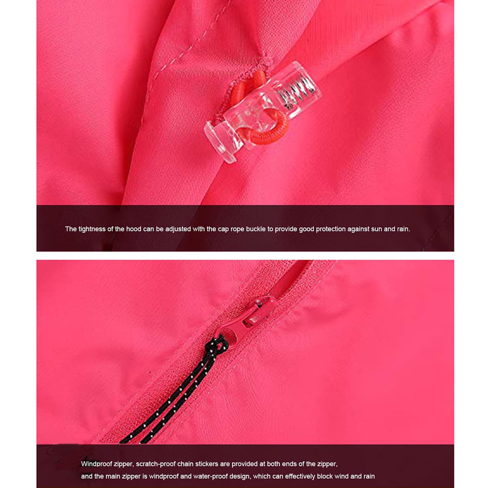 ARMAAN Chaqueta De Ciclismo Para Hombre Con Mangas Desmontables, Impermeable Y Transpirable, Capucha Incorporada Y Cuello Alto, Para Ciclismo Running Actividades Outdoor Caminatas Y Golf