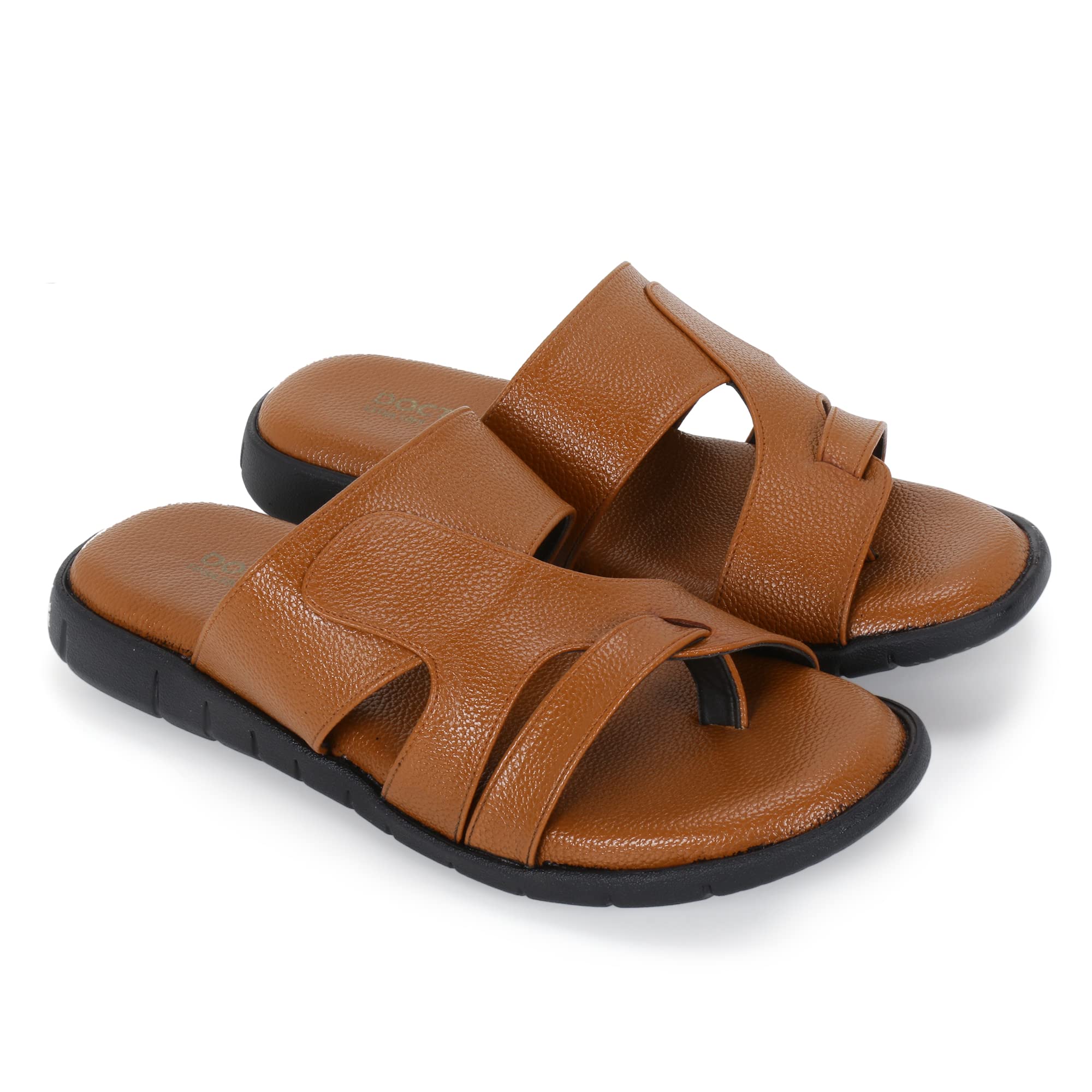 DOCTOR EXTRA SOFTMen Memory Foam Flip Flop Cushion Footbed Sandals/Chappal For Adults With Adjustable Strap| Diabetic&Orthopedic|Lightweight Comfortable Stylish&Anti-Skid|Flipflops Gents A-03