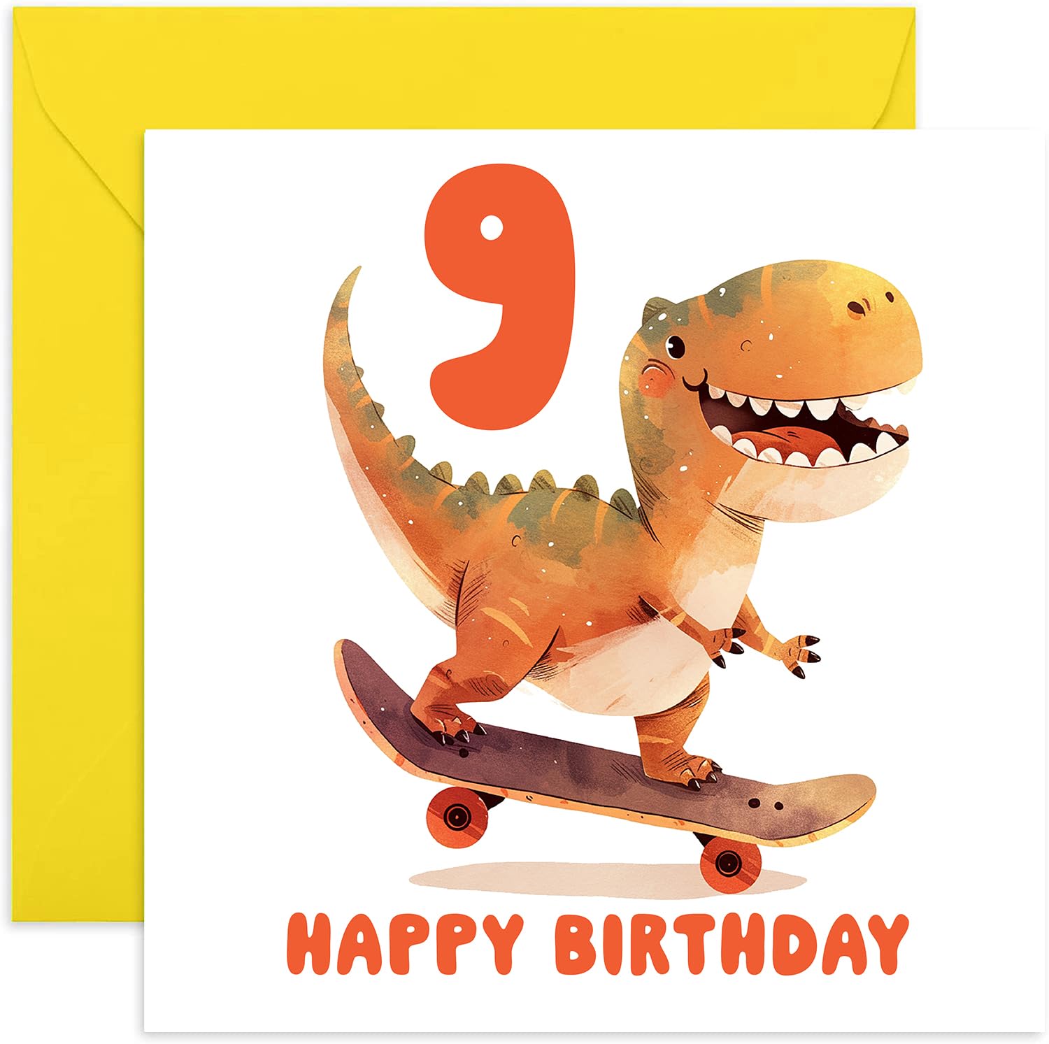 Old English Co. - Biglietto di auguri per il 9° compleanno del nipote, per bambino o