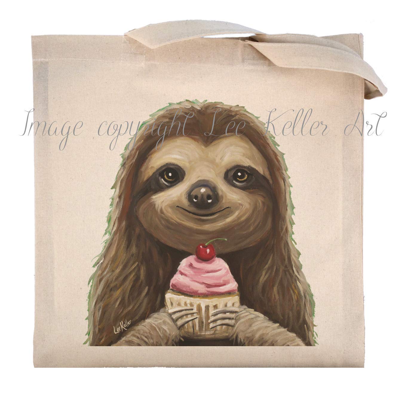 Sloth Tote Bag Hippie Hound Studios- Sloth Lover Gift - Sloth Gifts for Women - Handmade Totes - Sloth Canvas Totes - Cute Sloth Reusable Shopping Bag - Gift for Mom- Grocery Bag - Beach Bag