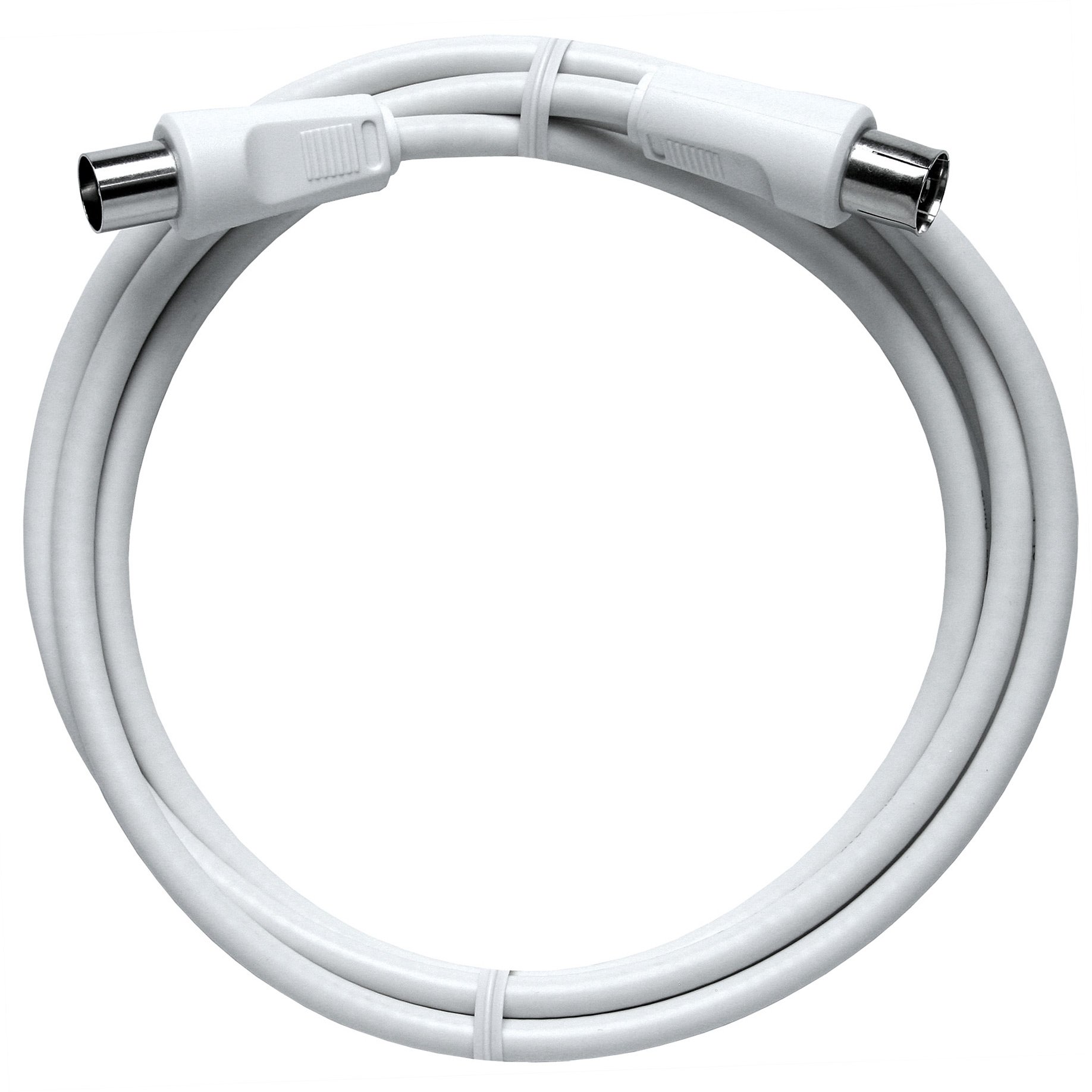 Axing BAK 125 – 90 – Cable Conector IEC Hembra coaxial a Conector coaxial de Antena (1,25 m)