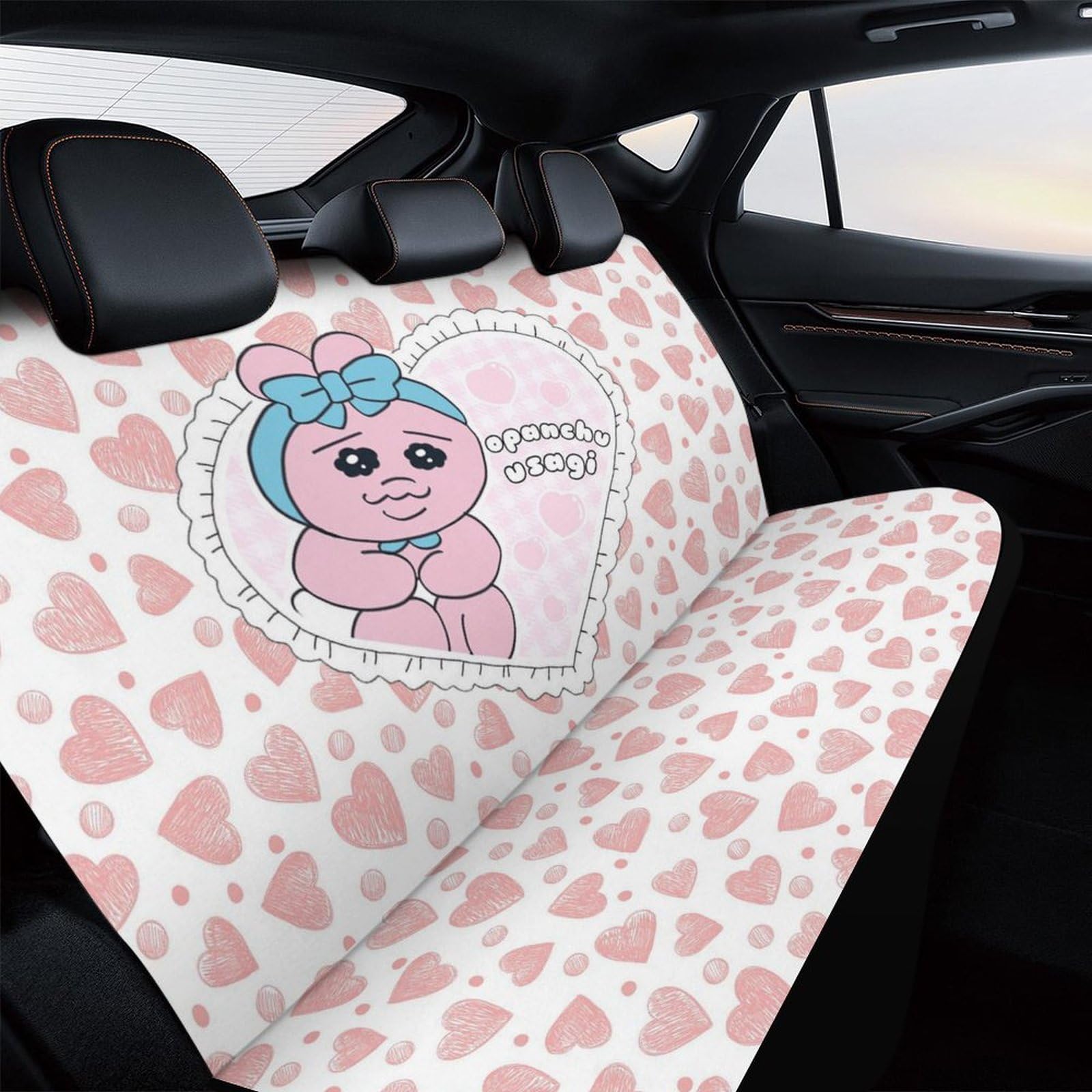 Amazon.co.jp: [おぱんちゅうさぎ-love] カーシートカバー 後席用 車