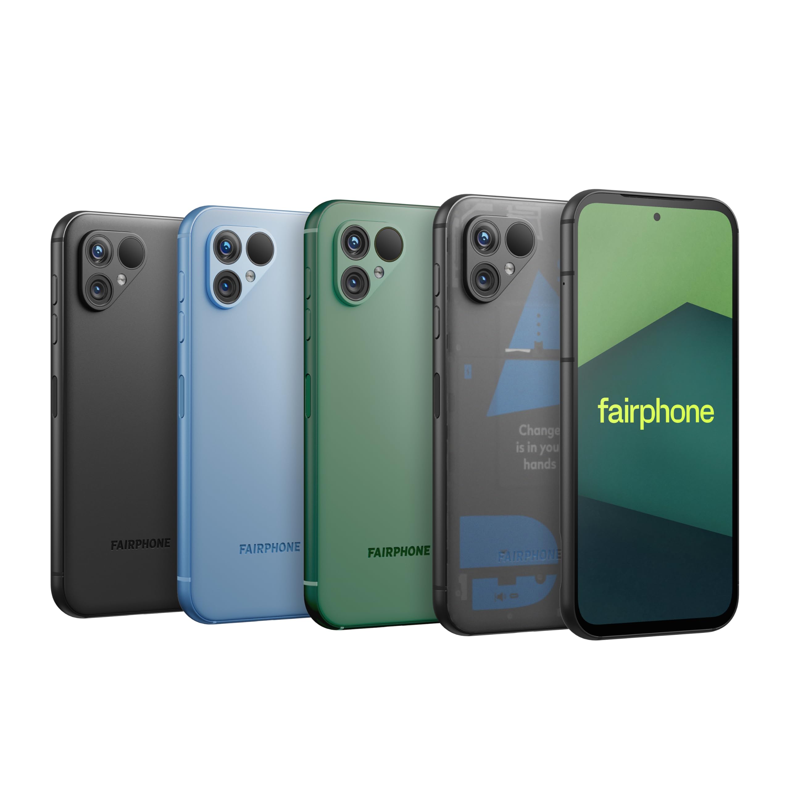 Smartfon Fairphone 5 5G Sustainable (wyświetlacz 6,46”, podwójny aparat 50 MP, 8 GB/256 GB, 4200 mAh, Android 14) ze śrubokrętem, przezroczysta edycja