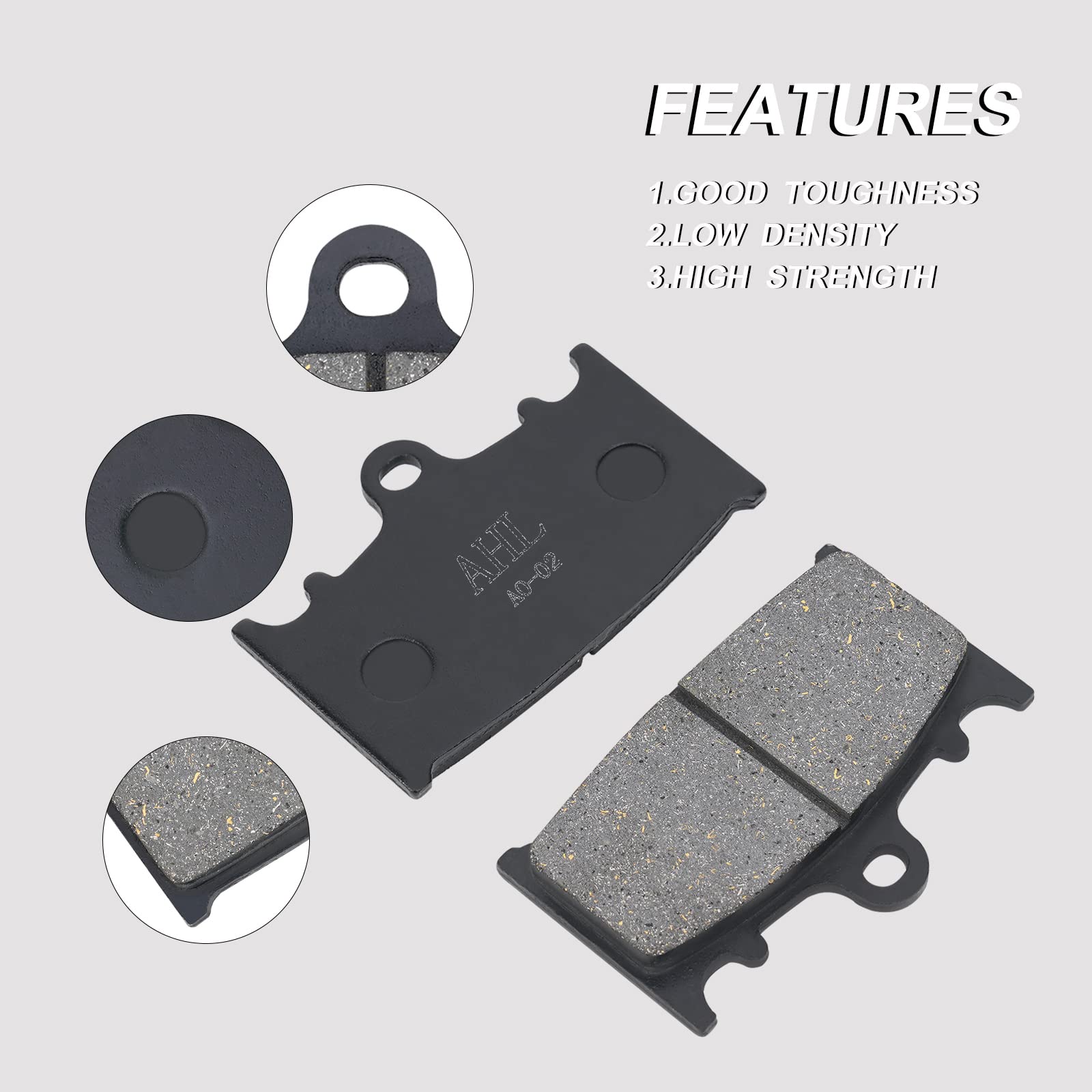 Amazon | AHL FA158 バイク用 フロント ブレーキパッド ZXR 400