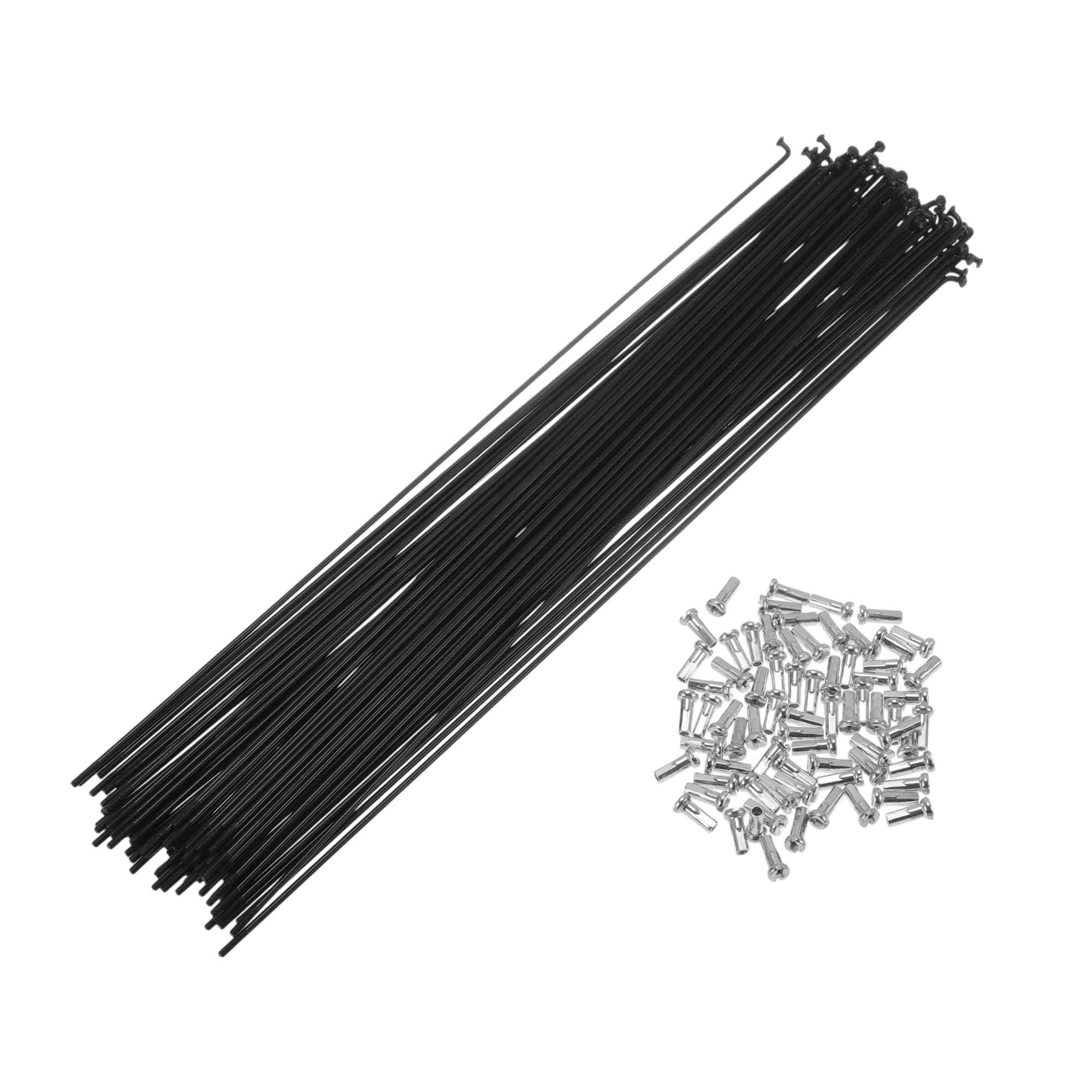 HOPESPANNER 72 Set 14G Bicycle Spoke 298mm Bike Wheel Spoke Carbon Steel Black
