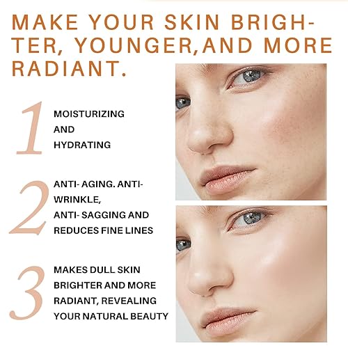 Miniatura 3 de Lanthome Crema facial de cúrcuma para el cuidado de la piel de la cara, crema antienvejecimiento, crema hidratante para la cara, reparación de la