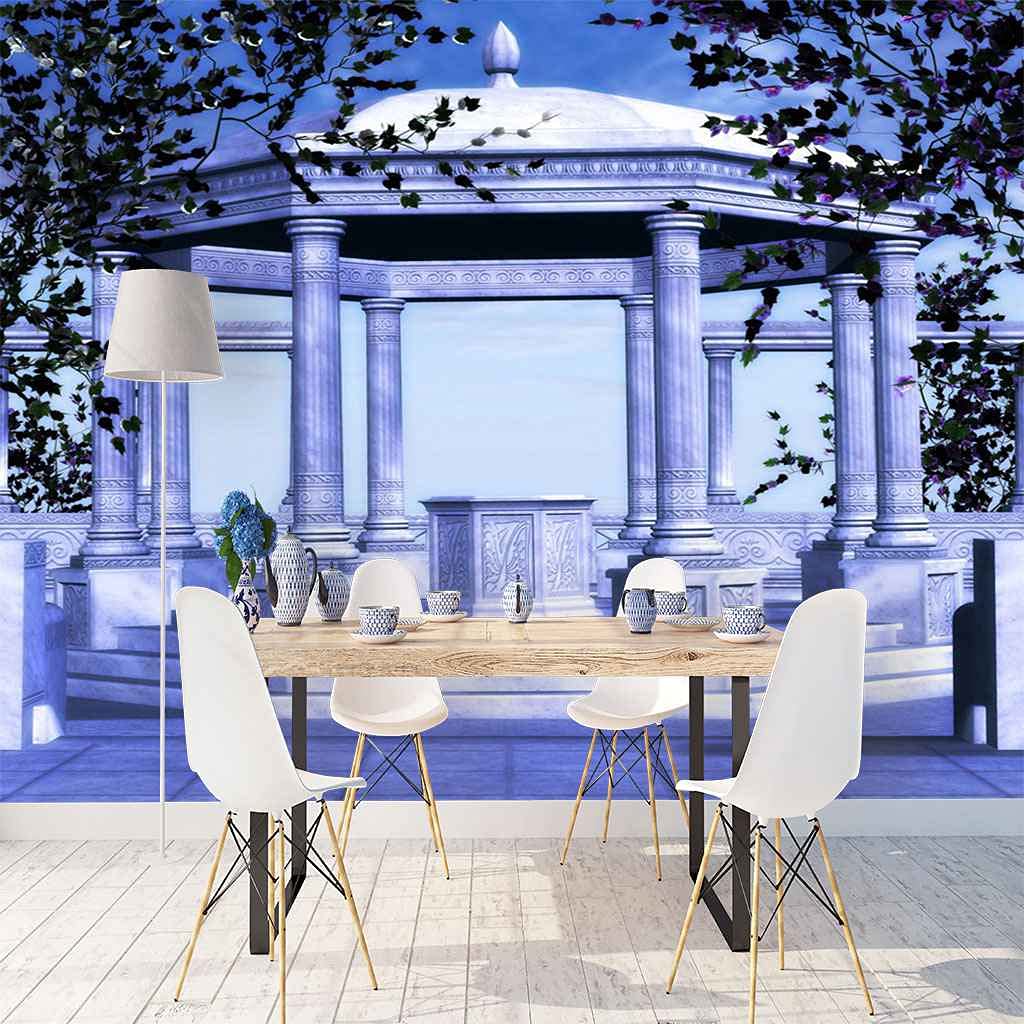 Poster tableaux muraux 3D pour agrandir une petite pièce avec effet trompe l'oeil