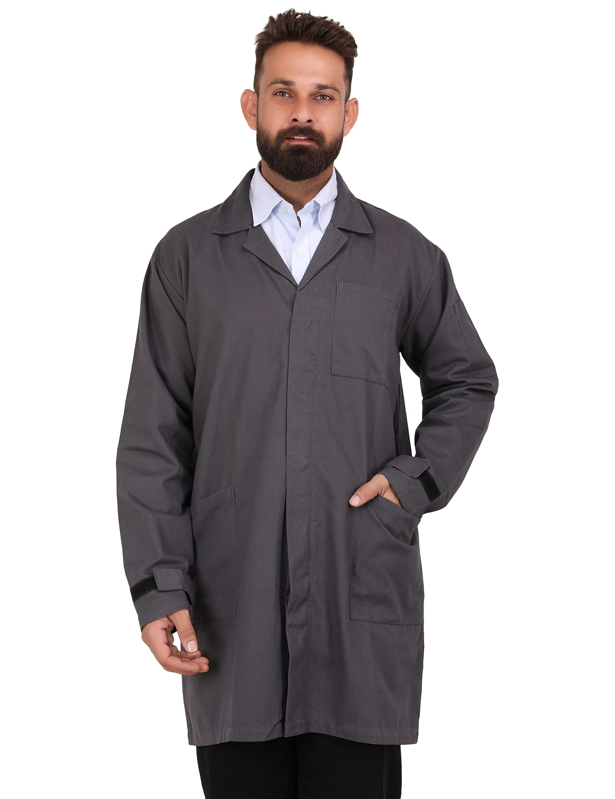 Workwear Men's Multiple Pocket Labcoat