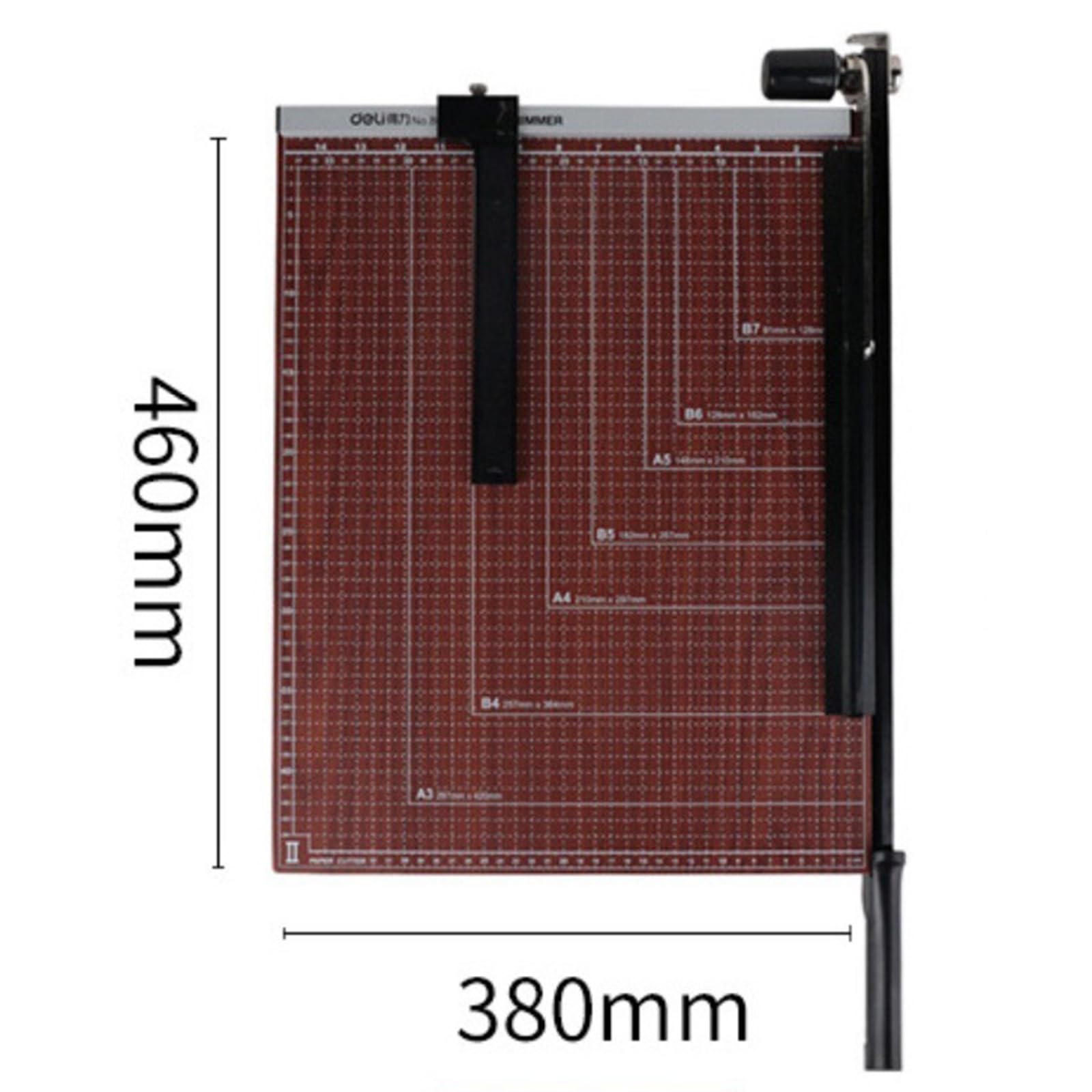 Massicot à Papier, Coupe-Papier Guillotine, Conception quadrillée, Surface de Coupe graduée, pour Papier cartonné, Photos, Scrapbooking, Bureau, Salle de Classe, Atelier