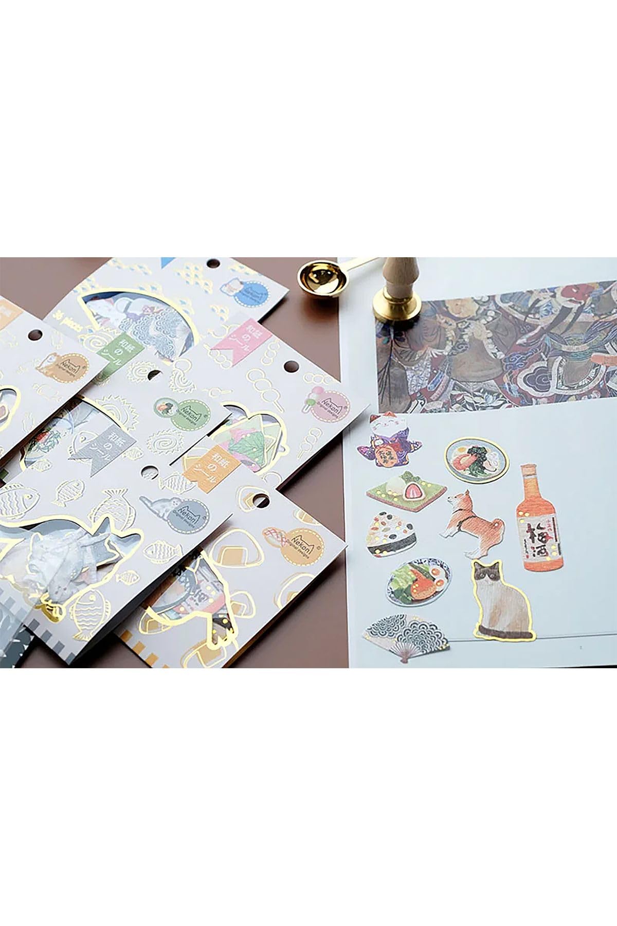 GUGUK Neşeli Tavşanlar Temalı 36 Adet Sticker Seti • Bullet Journal