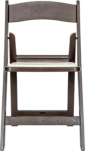 Miniatura 8 de Flash Furniture Hercules - Silla plegable para eventos interioresexteriores, aspecto de madera, resistente a la intemperie, diseño ligero, uso