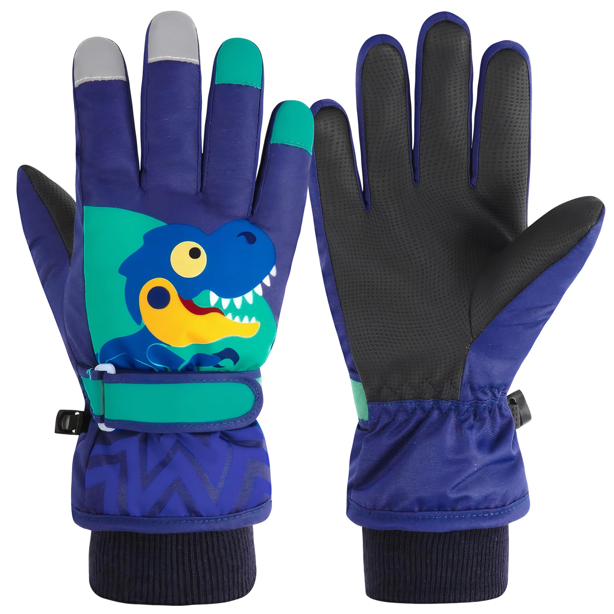 DARCHEN 3-12 Kids Snow Gloves Boys Winter Waterproof Ski Snowboarding Insulated Warm Windproof Cold Weather Sports Age Girls Years Olds