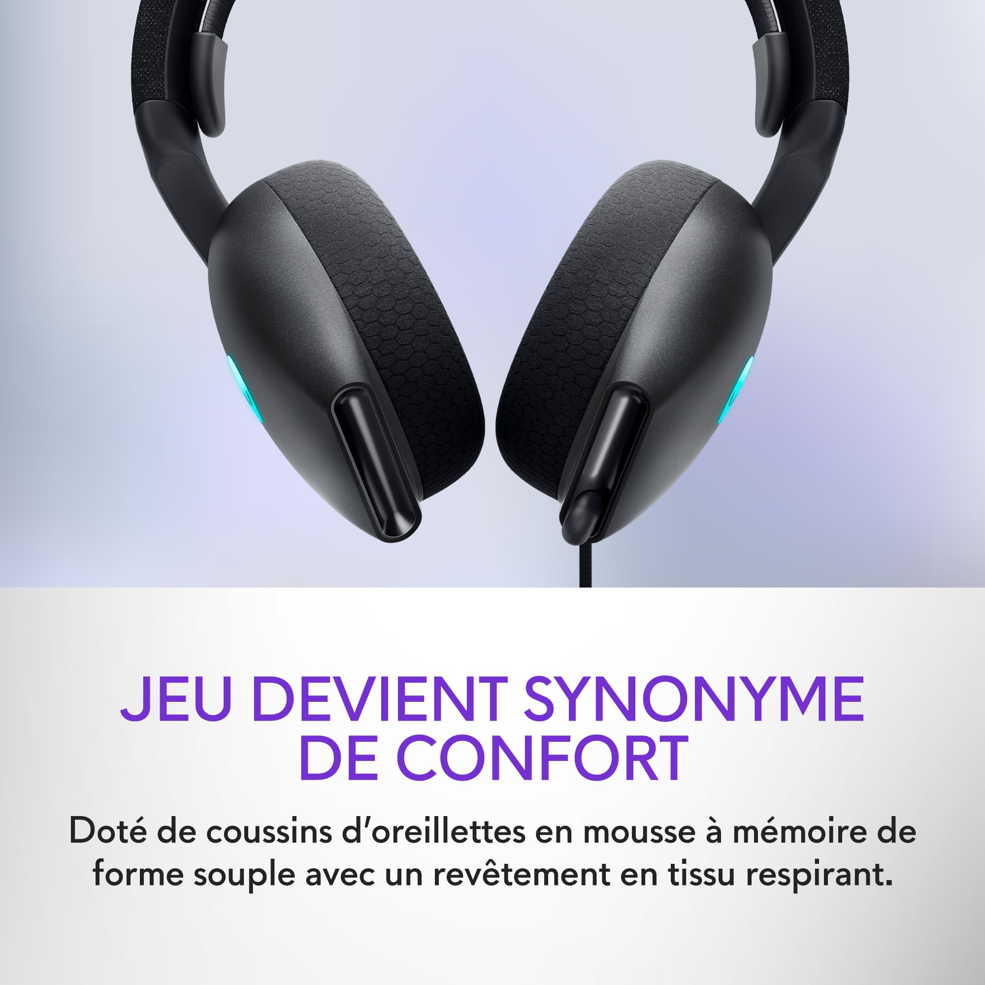 Casque Gaming Filaire Alienware - AW520H - Dark Side of the Moon (Noir)