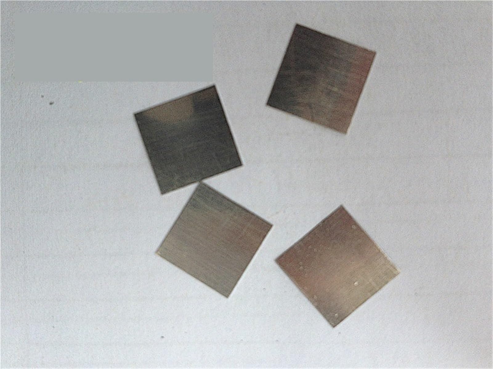 sujeniir Pure Platinum Tablet Platinum Plate Electrode Purity 99.99%10mm*10mm*0.1mm/, Customized Products of Various Specifications.(10x10x0.2mm)