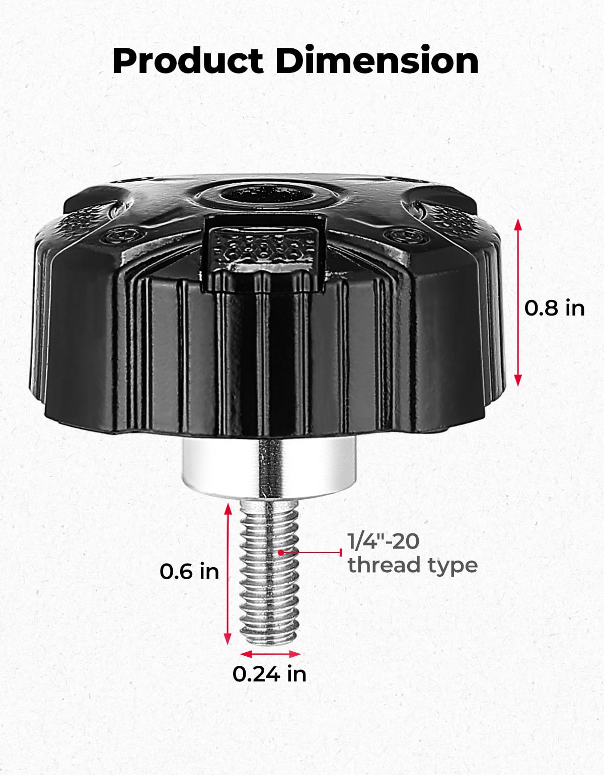 Boulon De Siège Arrière De Moto à Filetage 1/4-20, Vis De
