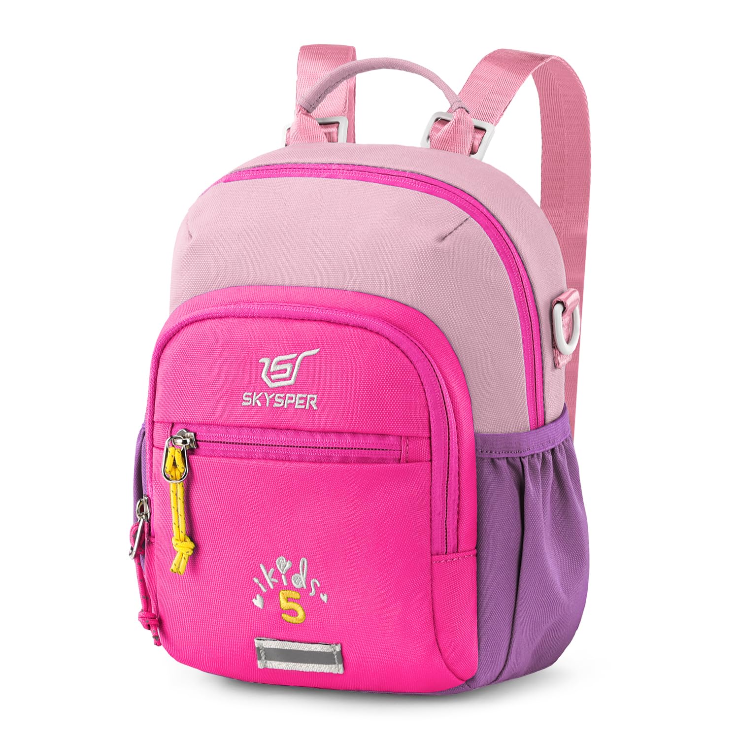 SKYSPER Toddler Backpack - 5L Cute Kids Backpack Travel Preschool Bag Mini Girl Backpacks Small Kindergarten, 2 Year Old Boys and Girls