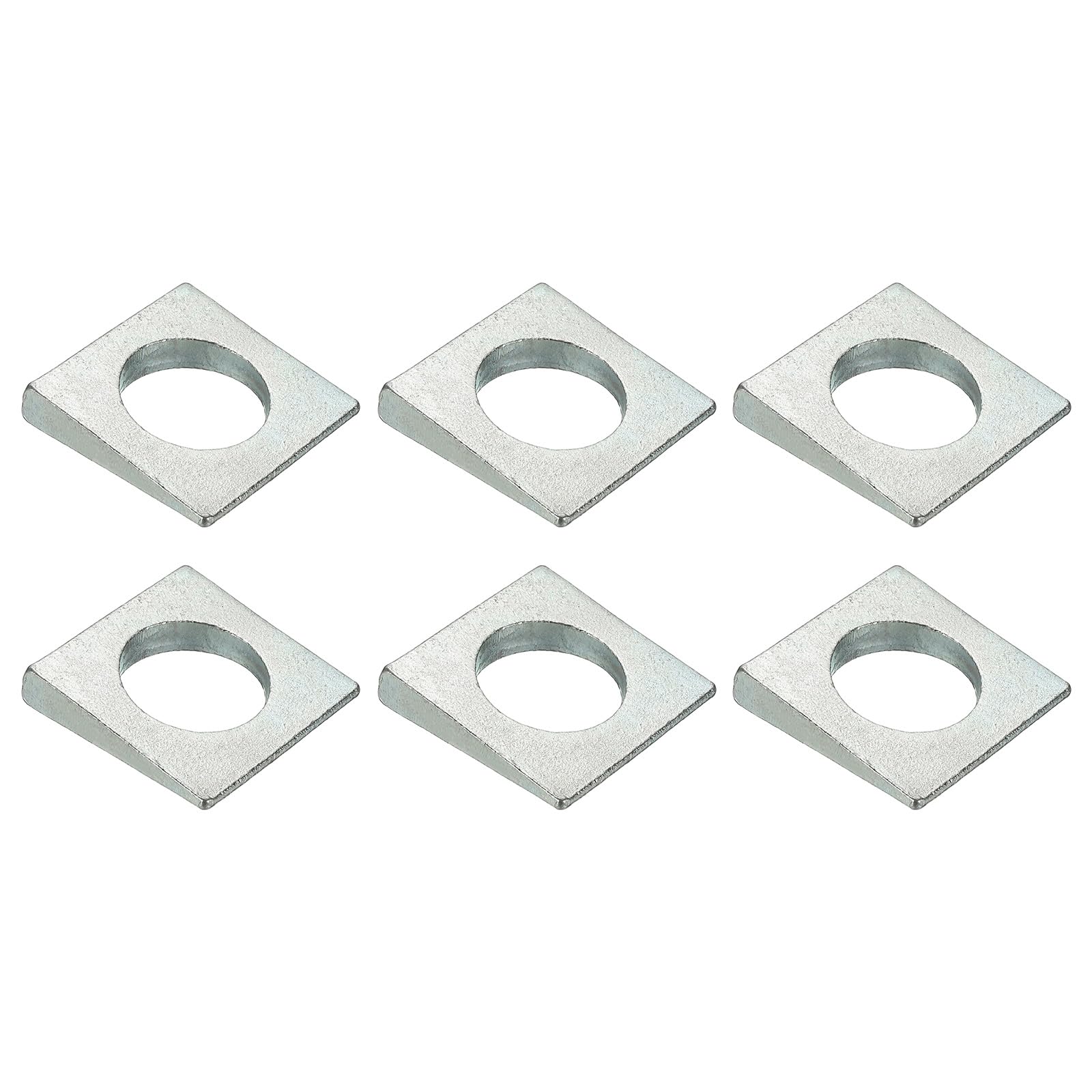PATIKIL 6pcs Beveled Square Washers