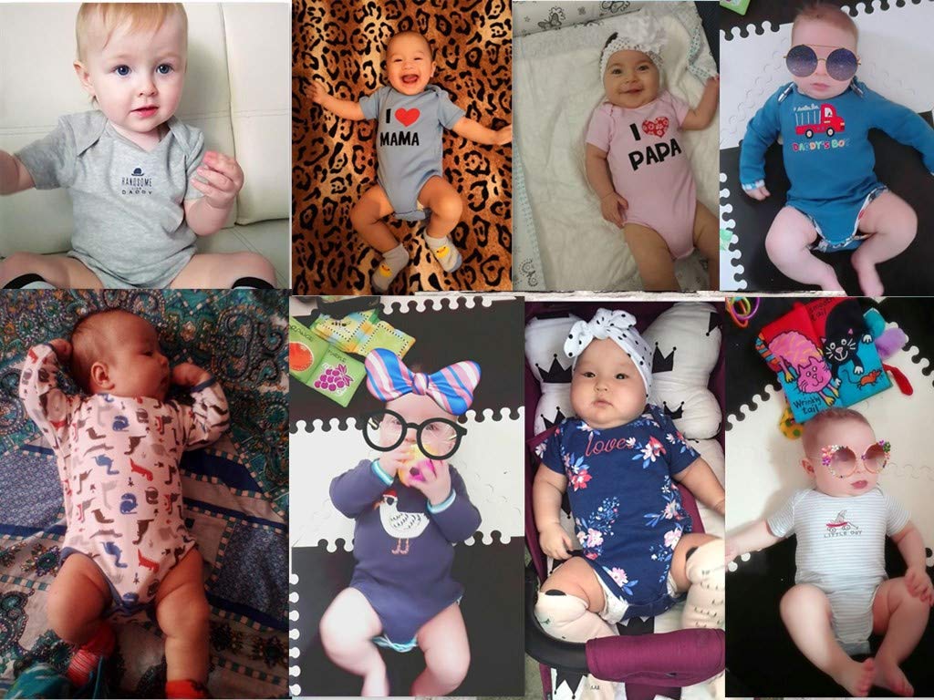 Kiddiezoom Baby-Set für Jungen und Mädchen, Body, Hose, Kleinkind, Mädchen, Jungen, Unisex, Baby-Geschenksets