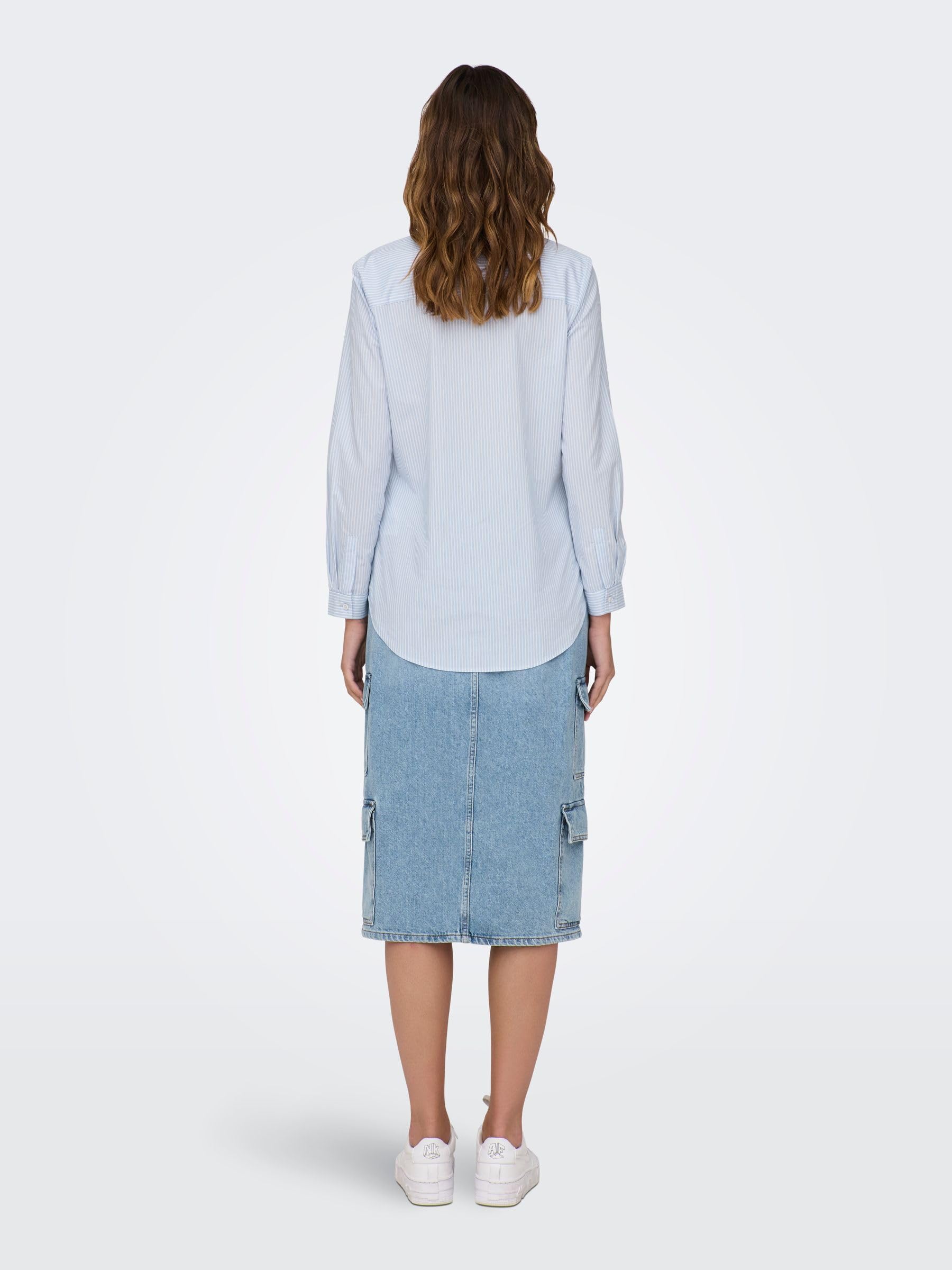 JDY Jdymio L/S Shirt Wvn Noos Jdy Mio L/S - Maglietta Wvn Noos Donna (Pacco da 1)
