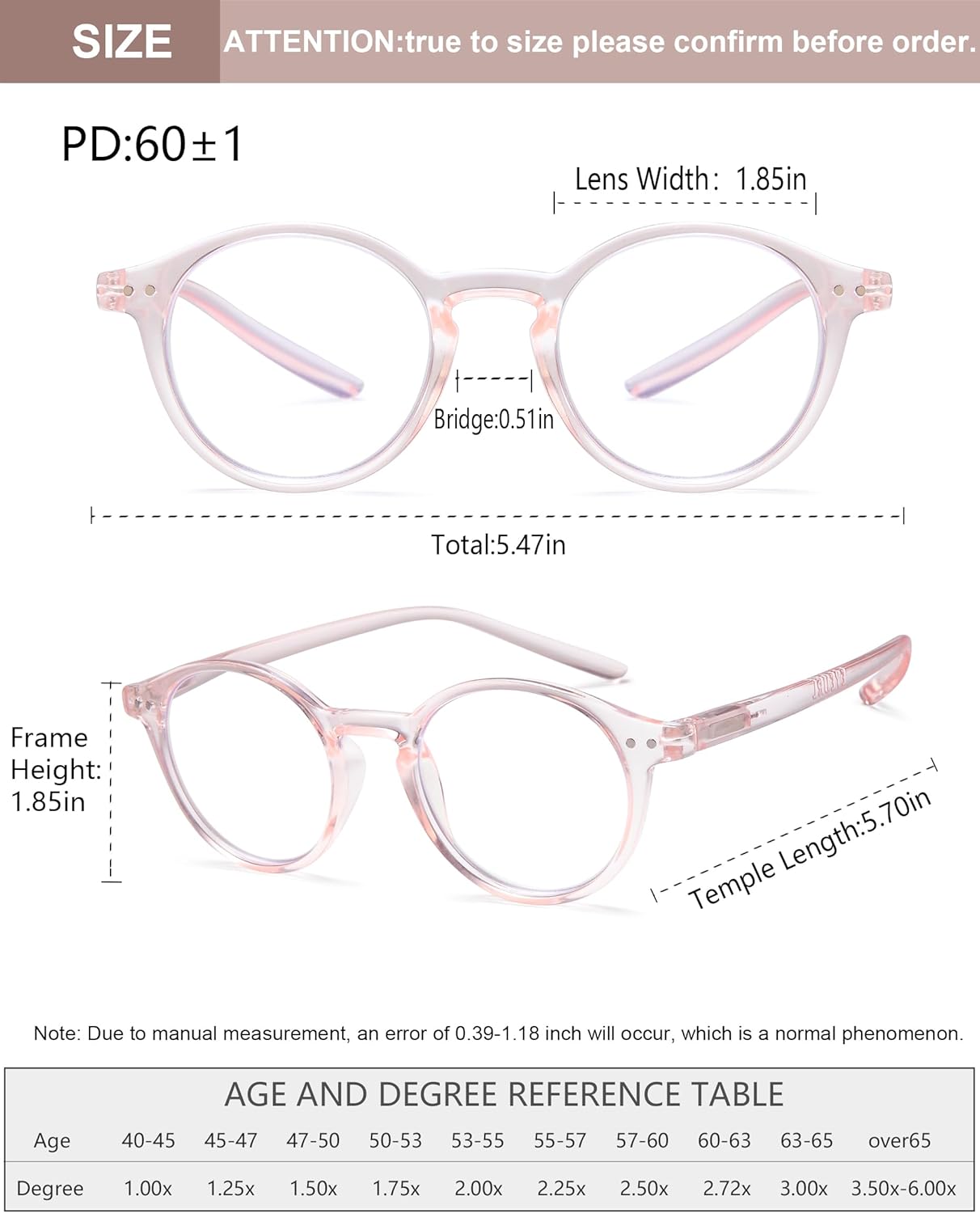 EYEURL 4-Pack Round Reading Glasses for Women Men Blue Light Glasses Retro Round Computer Readers With Spring Hinges Anti Glare Filter Lightweight Eyeglasses 1.5 - Image 4