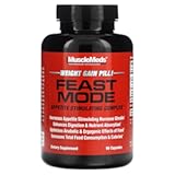 Feast Mode Appetite Stimulant Weight Gain Pills Digestive Enzymes Safe and Effective 90 Caps, Unflavored, 90 Count