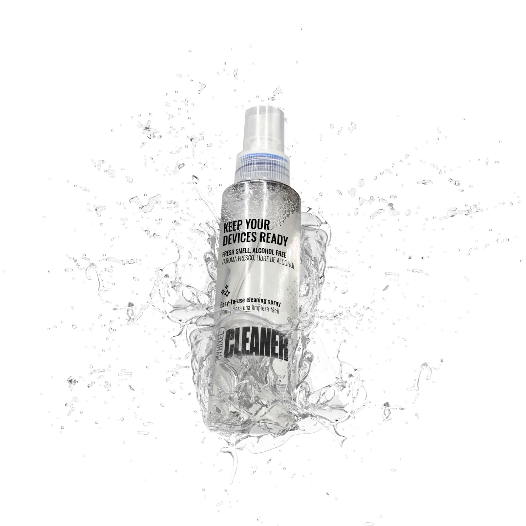 MYHIXEL Spray Pulente senza Alcol, 100 ml – Disinfettante per Sex Toys, Detergente Igienizzante per Dispositivi Intimi, Sicuro, Delicato, Prodotto in Spagna, Compatibile con Tutti i Materiali