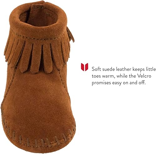 Miniatura 3 de Minnetonka Botín con solapa trasera de velcro (niño)