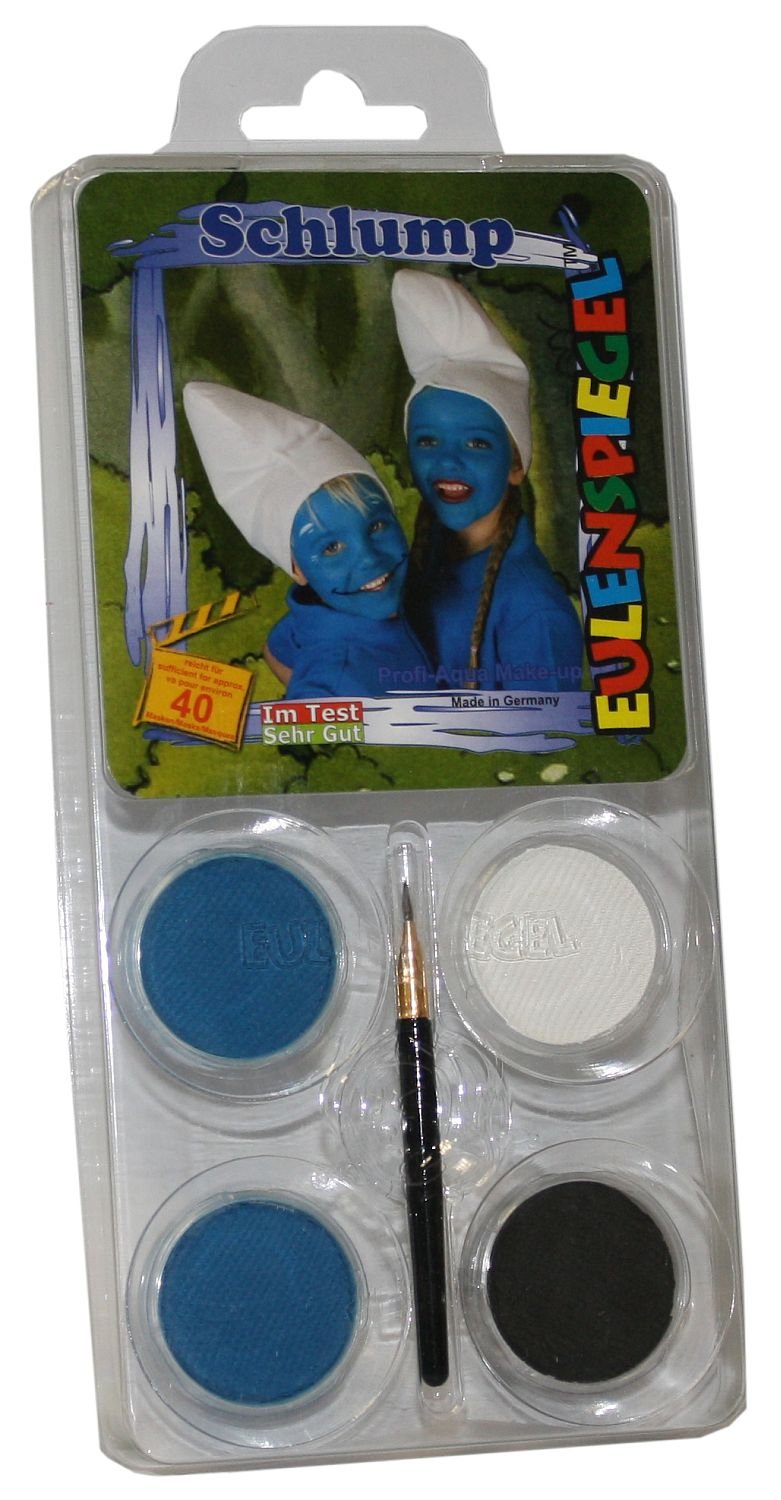 Eulenspiegel Creative Design-A-Face Face Paint Pack - Schlump (Smurff)