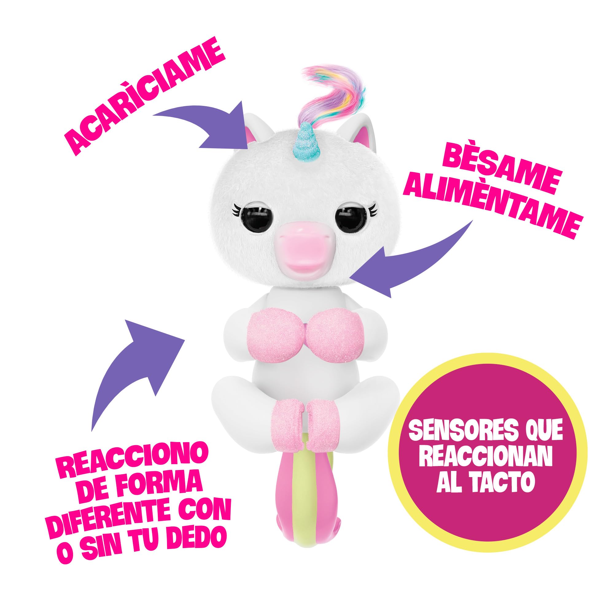 Fingerlings 2023 Novo Macaco Bebê Interativo Reage Ao Toque-Mais De 70 Sons E Rea%c3%a7%c3%b5es Charli (roxo) Leo (azul Harmony I.577673894