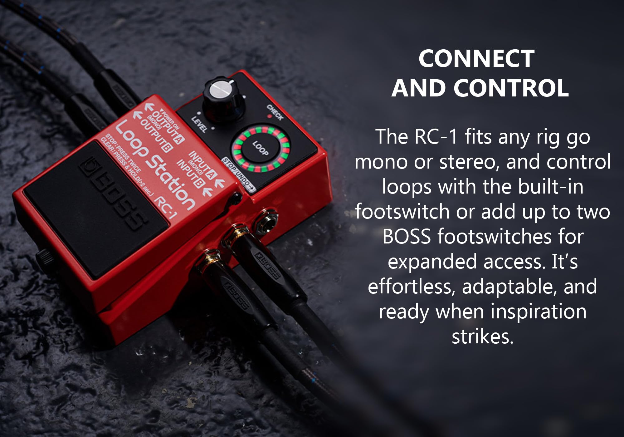 Amazon.com: Boss RC-1 Loop Station Bundle with Gearlux Power
